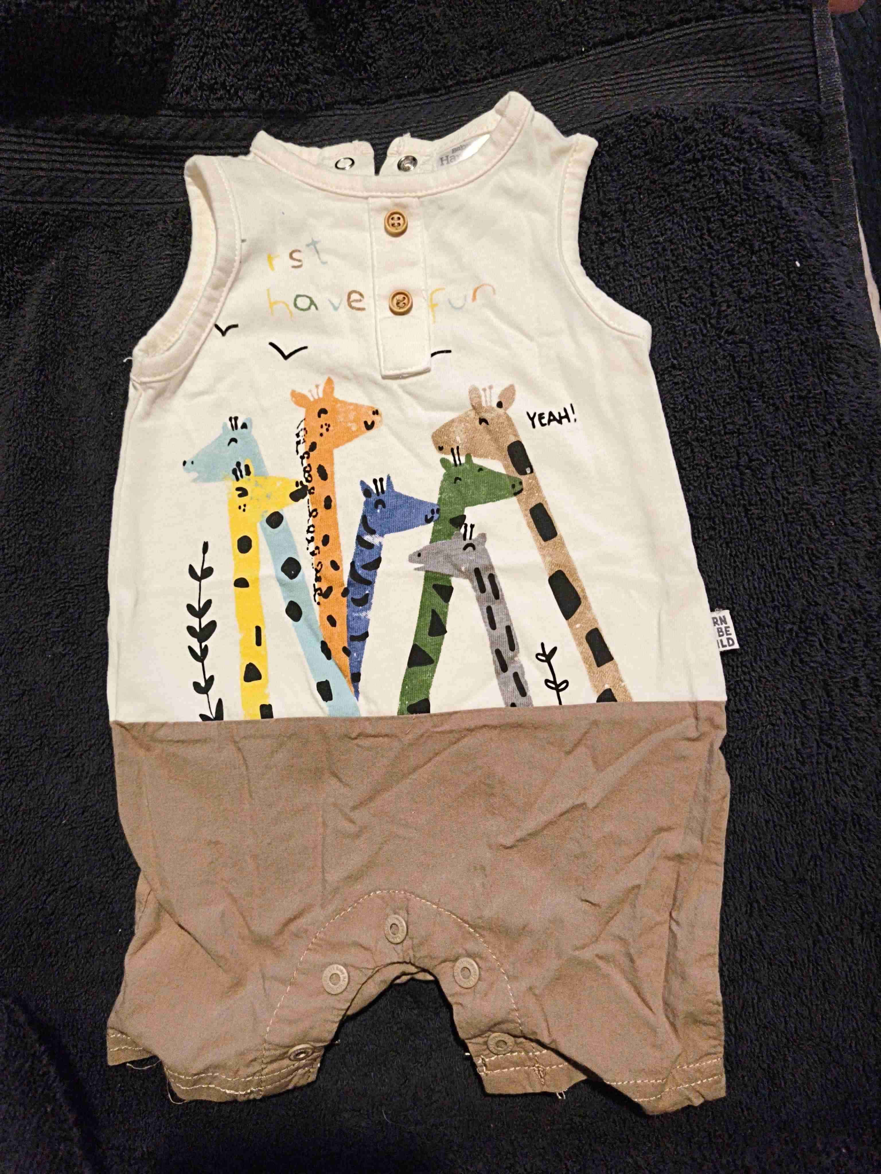 Enterito bebé estampado animales