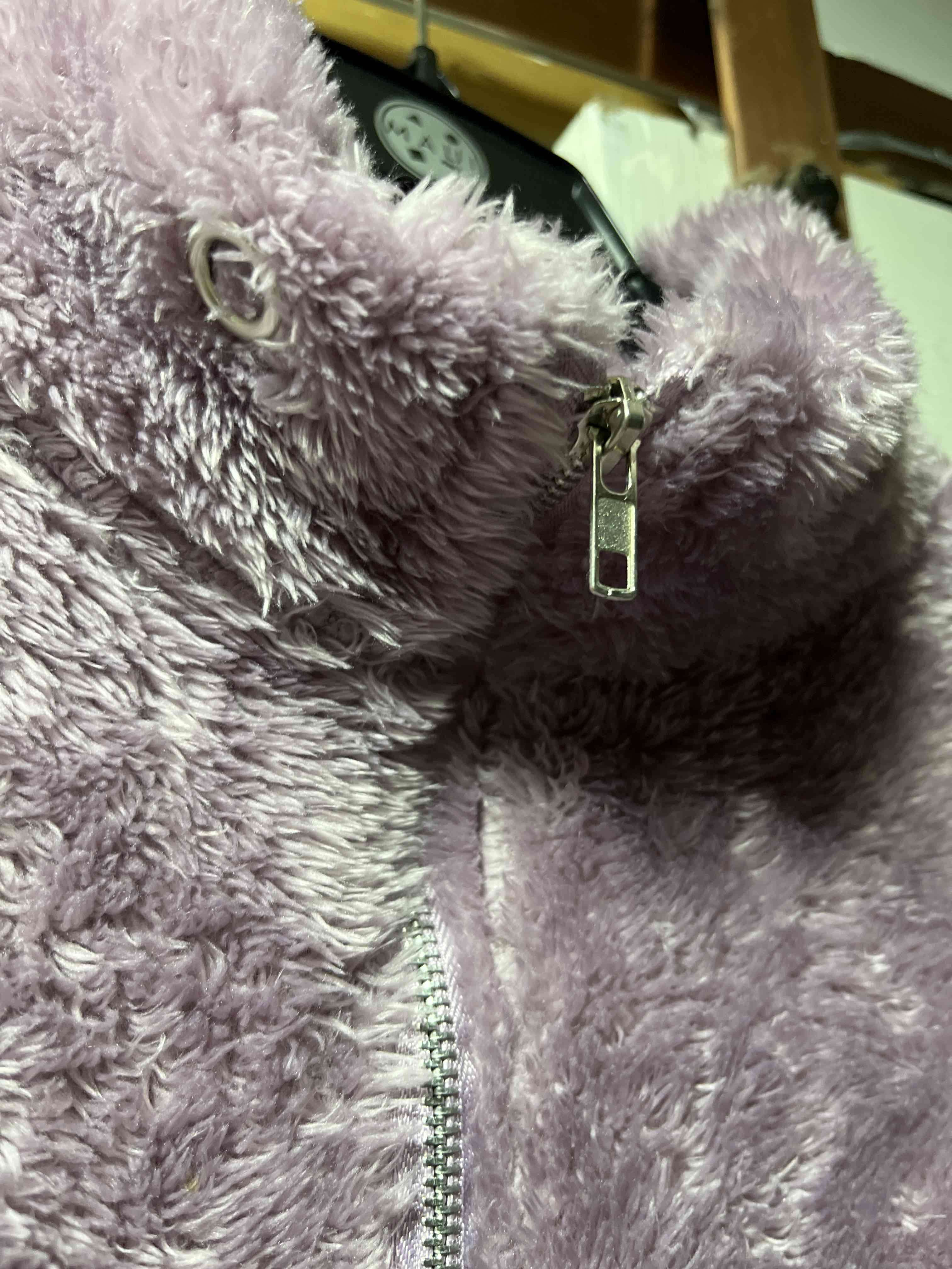 Chaqueta de peluche lila - miniatura 2
