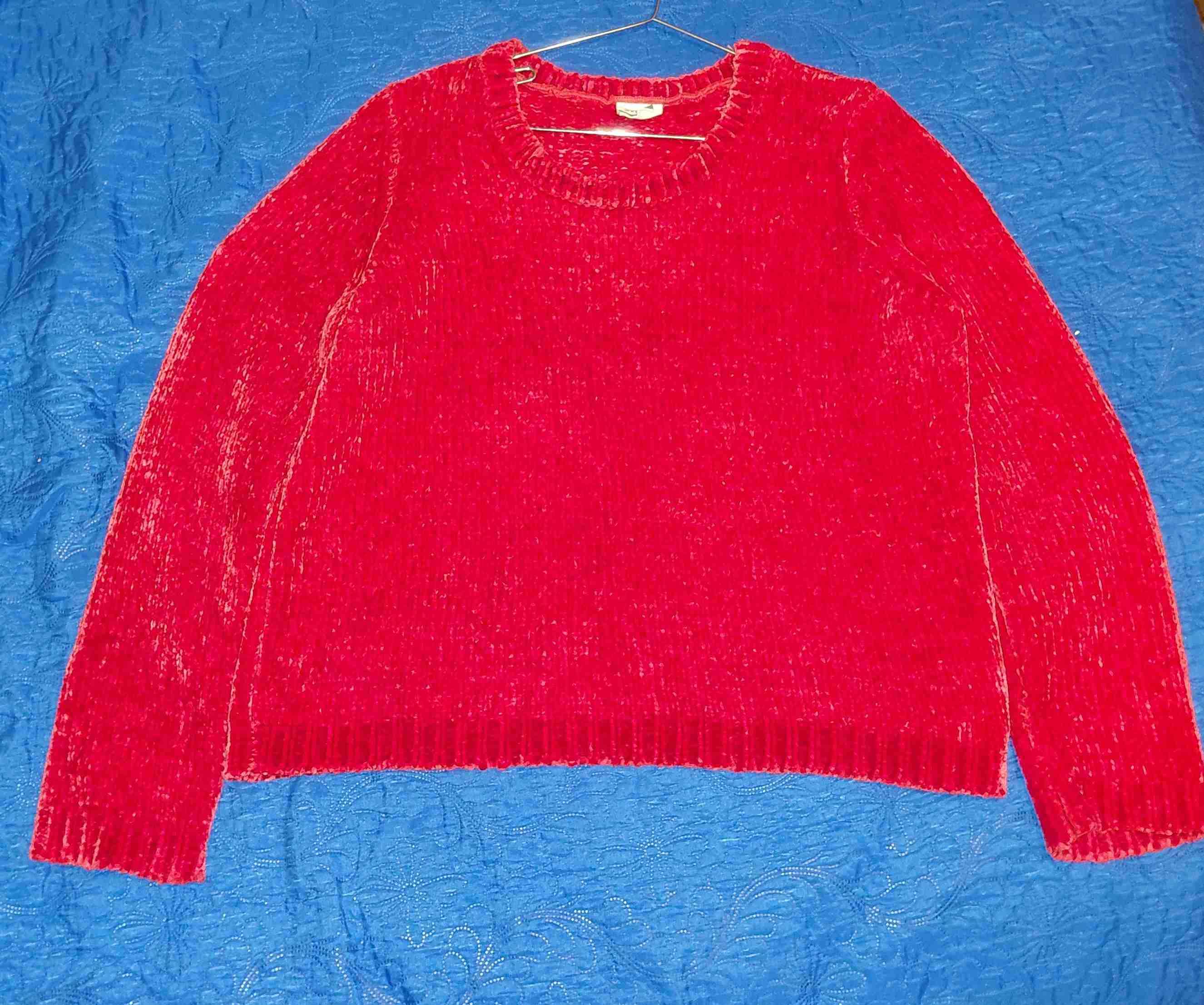 Suéter rojo de lana - miniatura 2