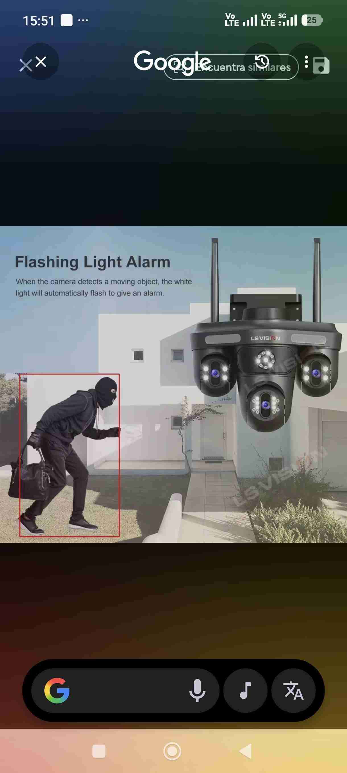 Cámara de vigilancia WiFi PTZ - miniatura 3