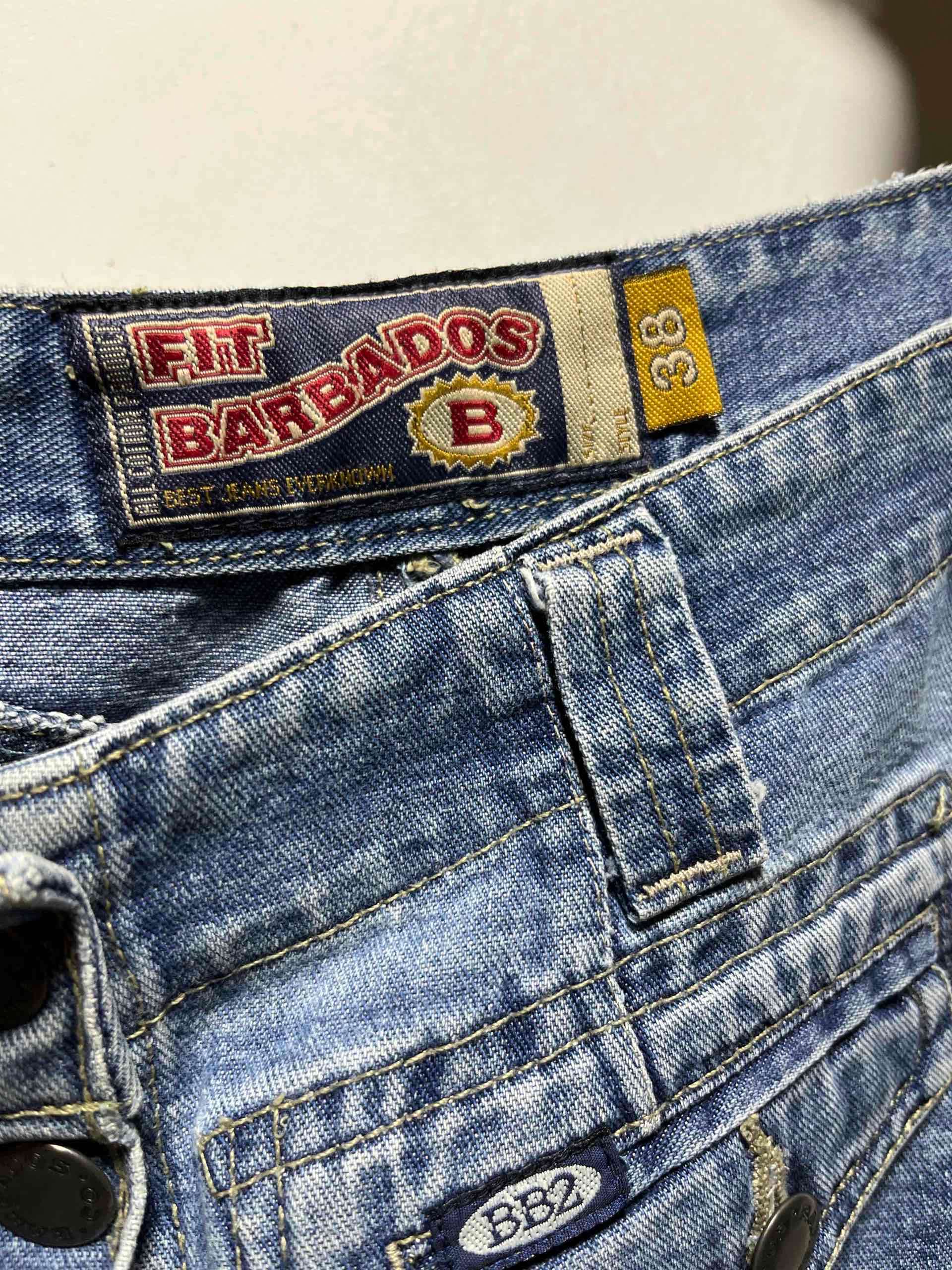 Falda larga de mezclilla azul - miniatura 3