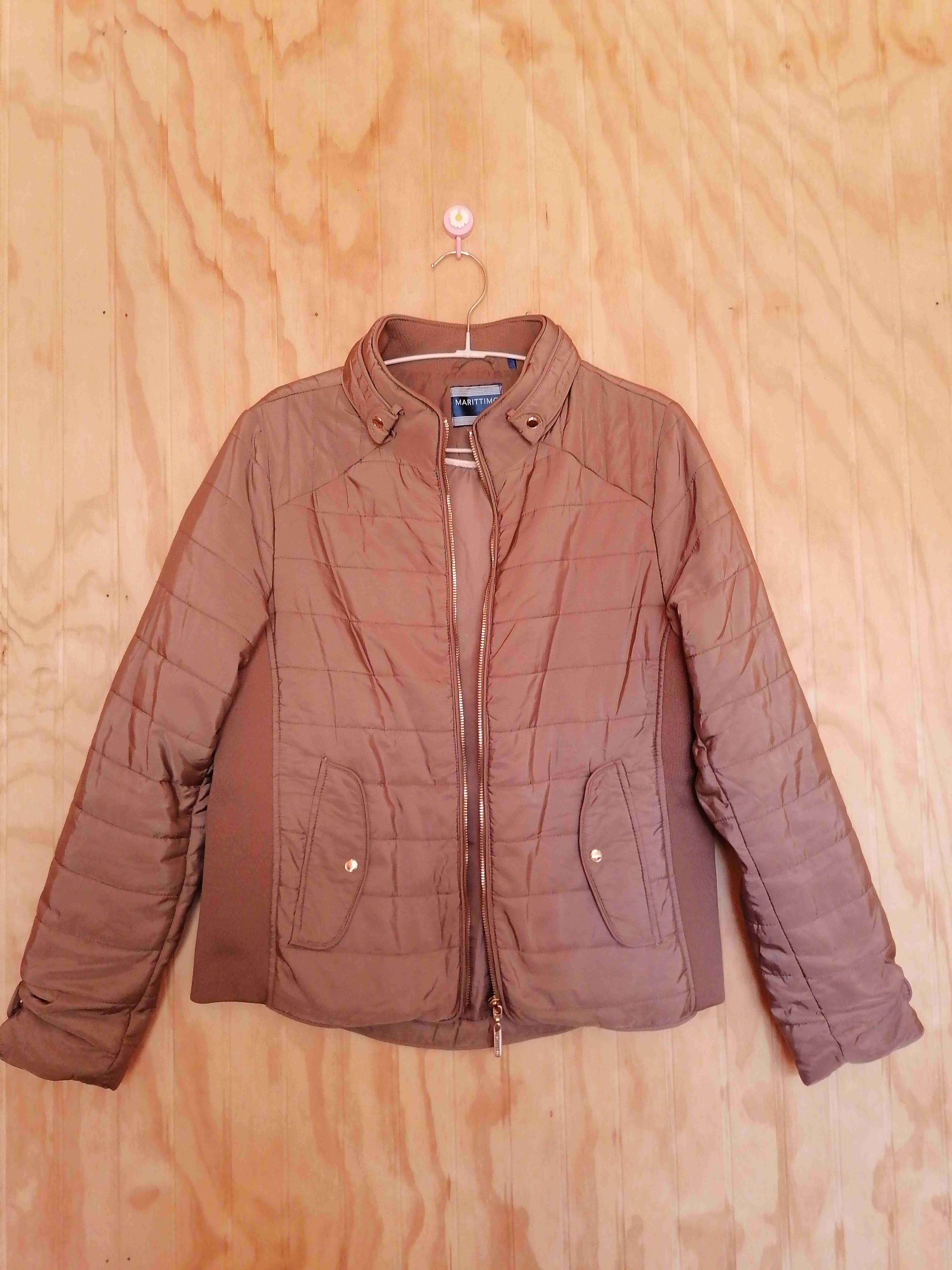 Chaqueta acolchada marrón talla M - miniatura 1