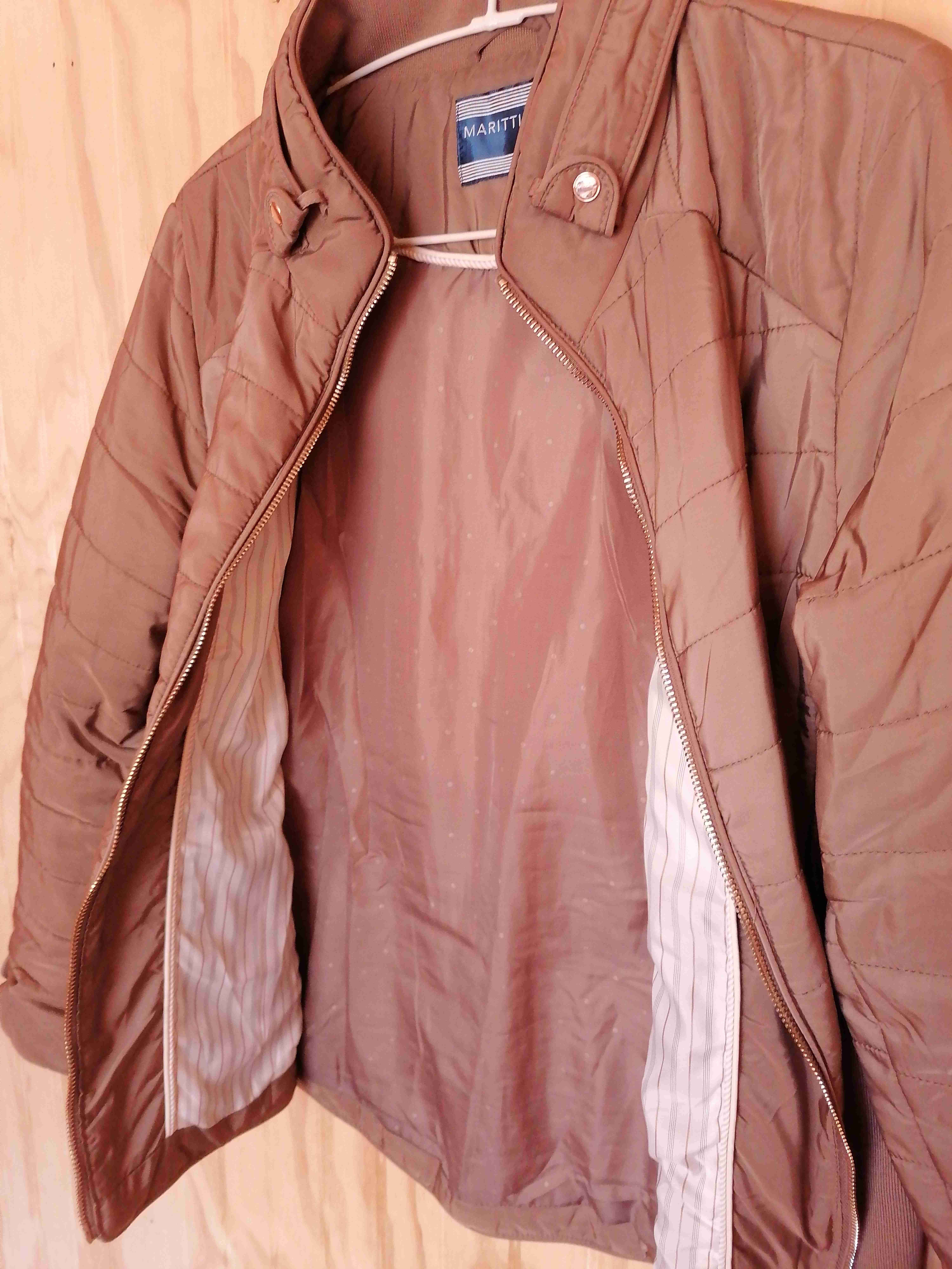 Chaqueta acolchada marrón talla M - miniatura 4