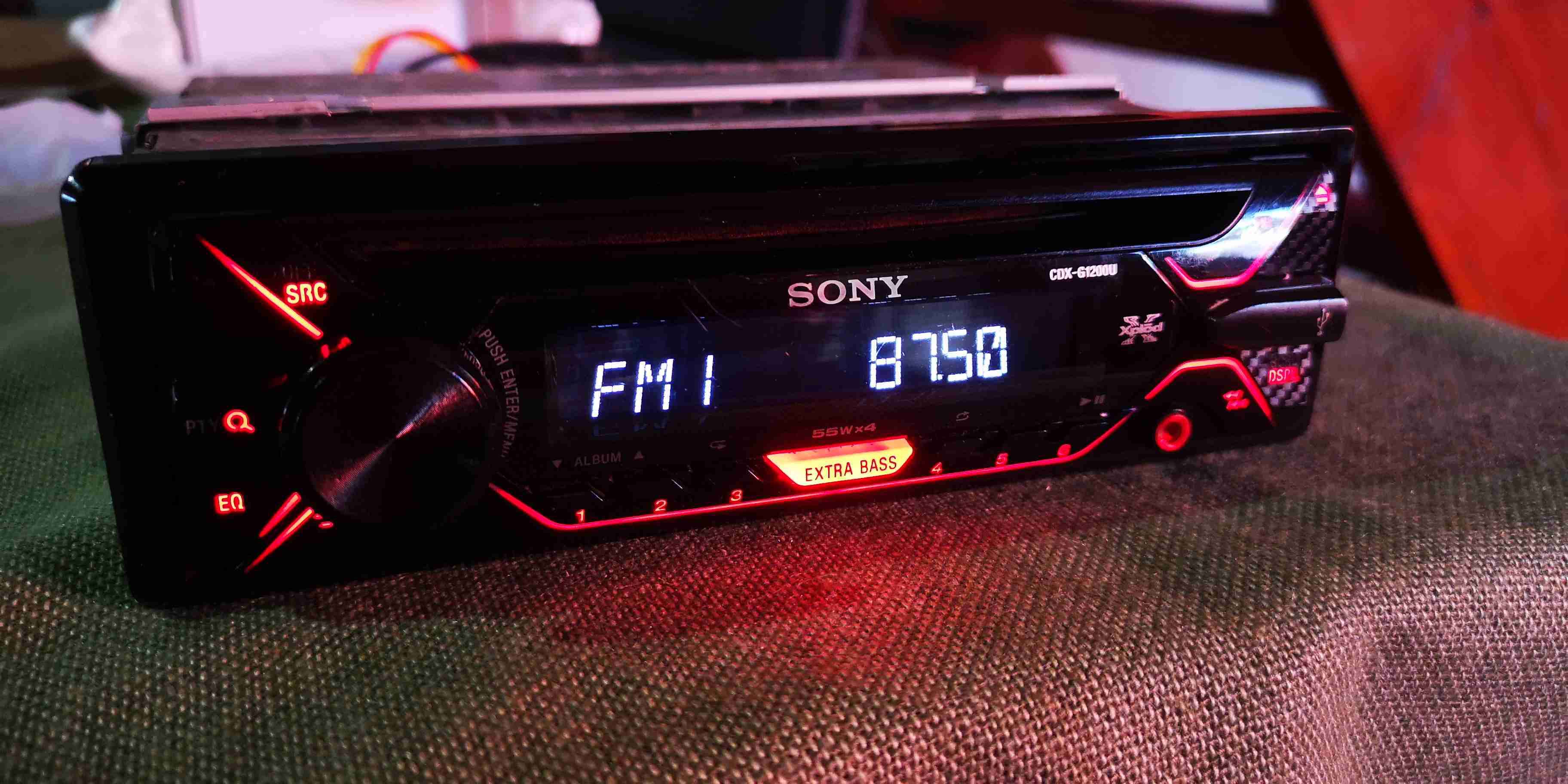 Radio Sony CDX G1200U - miniatura 4