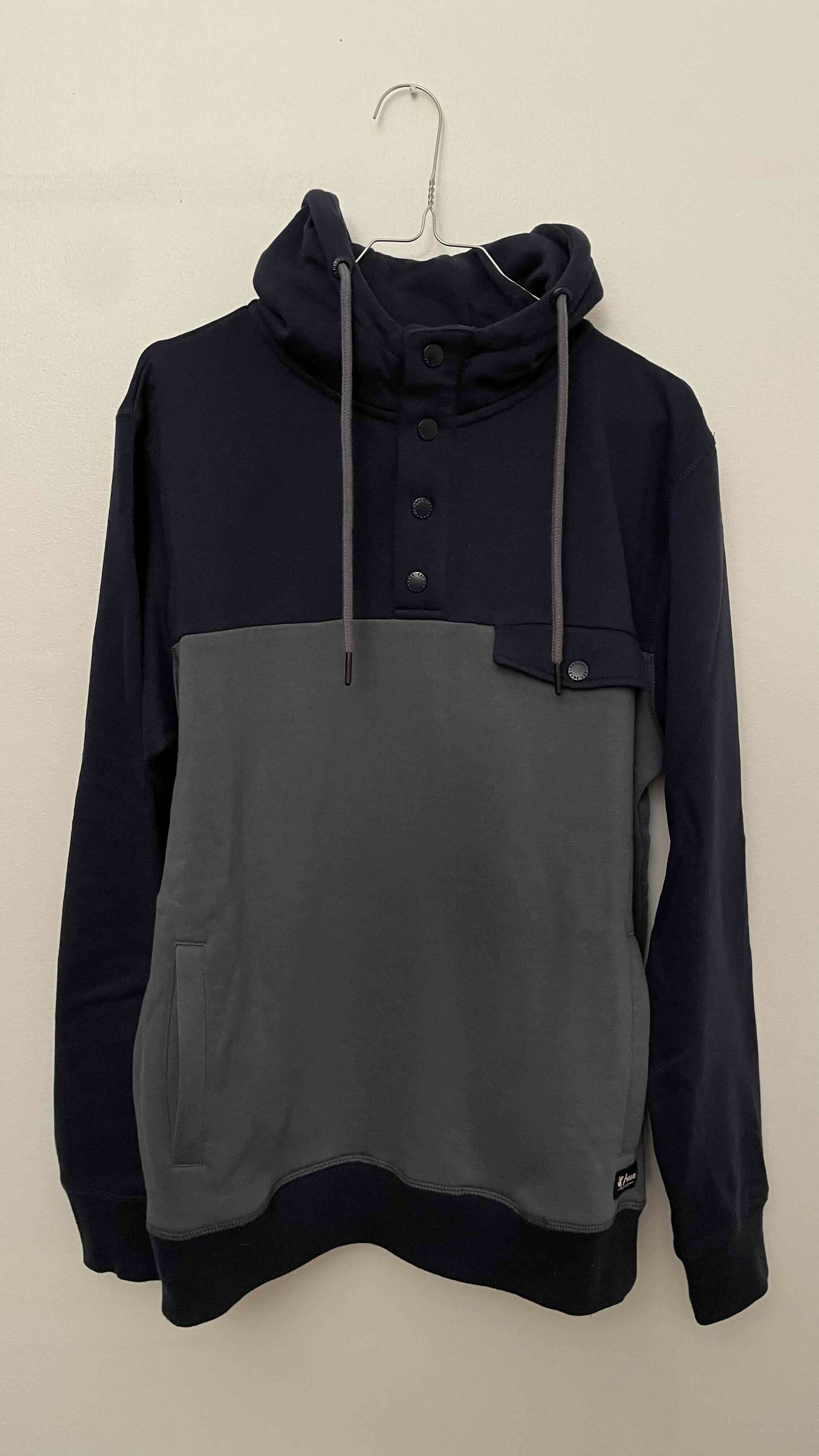 Polerón Froens bicolor con capucha - miniatura 1