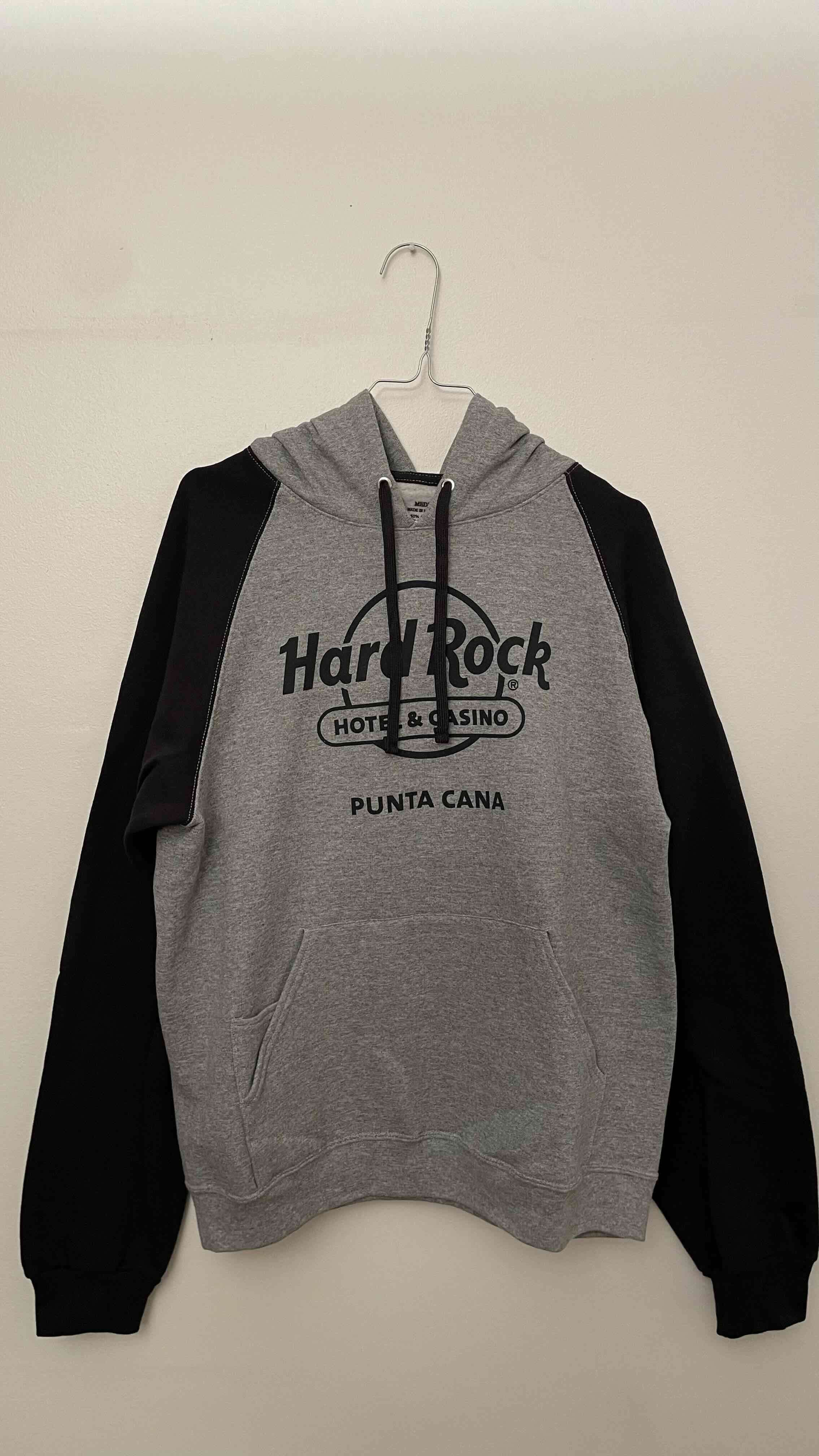 Polerón Hard Rock gris y negro - miniatura 1