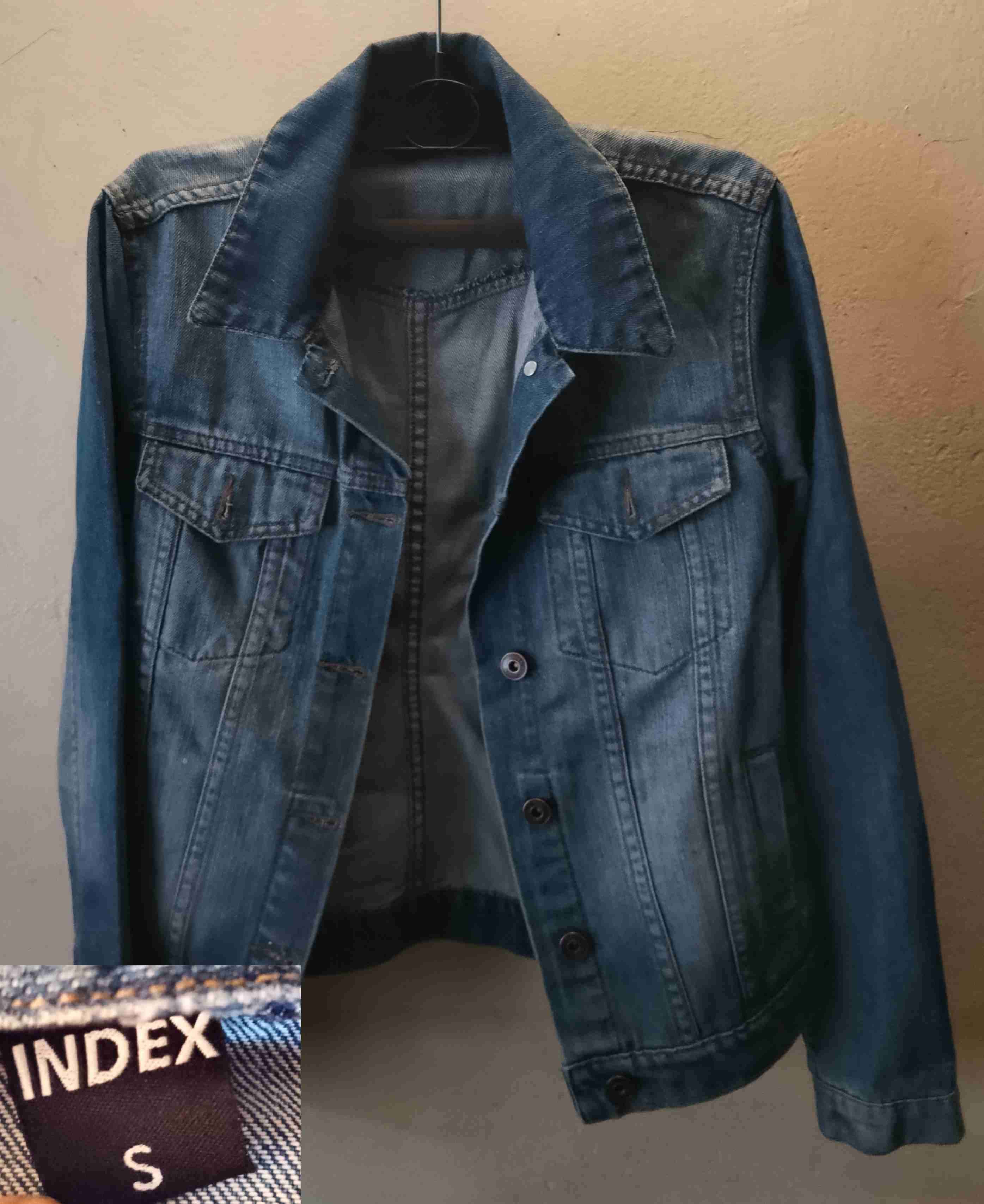 Chaqueta de mezclilla azul Index