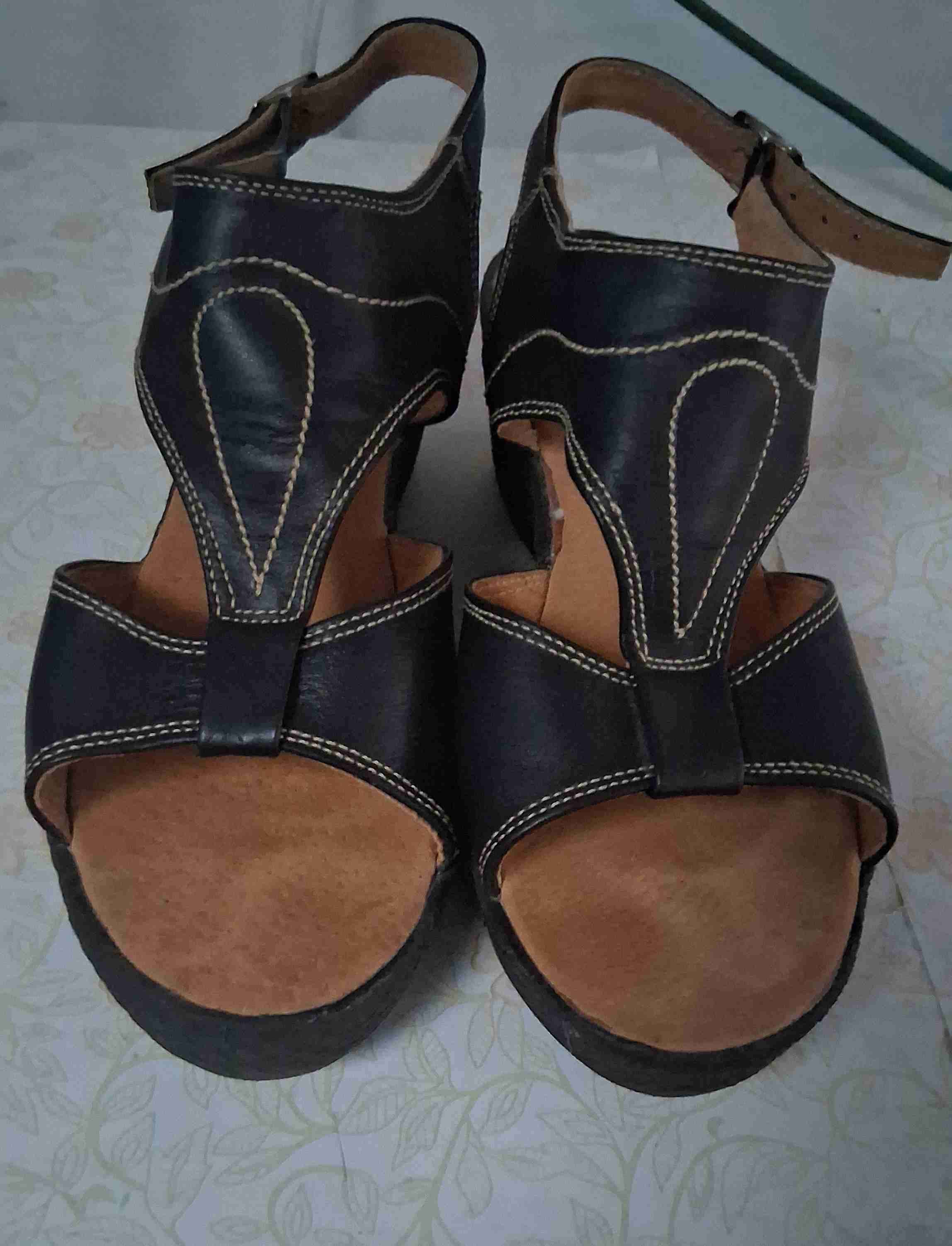 Sandalias de tacón negras - miniatura 3