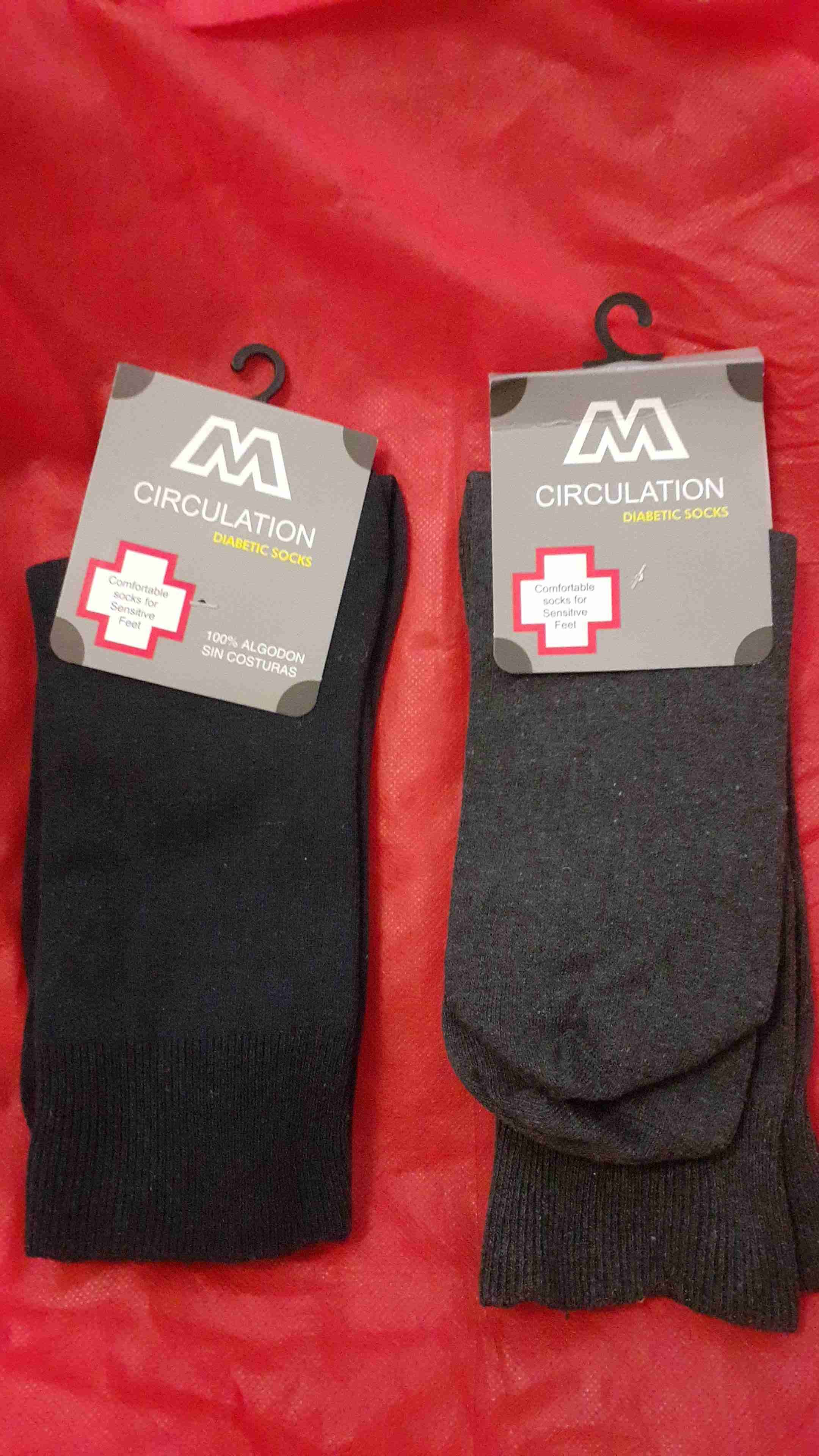 Calcetines diabéticos negros