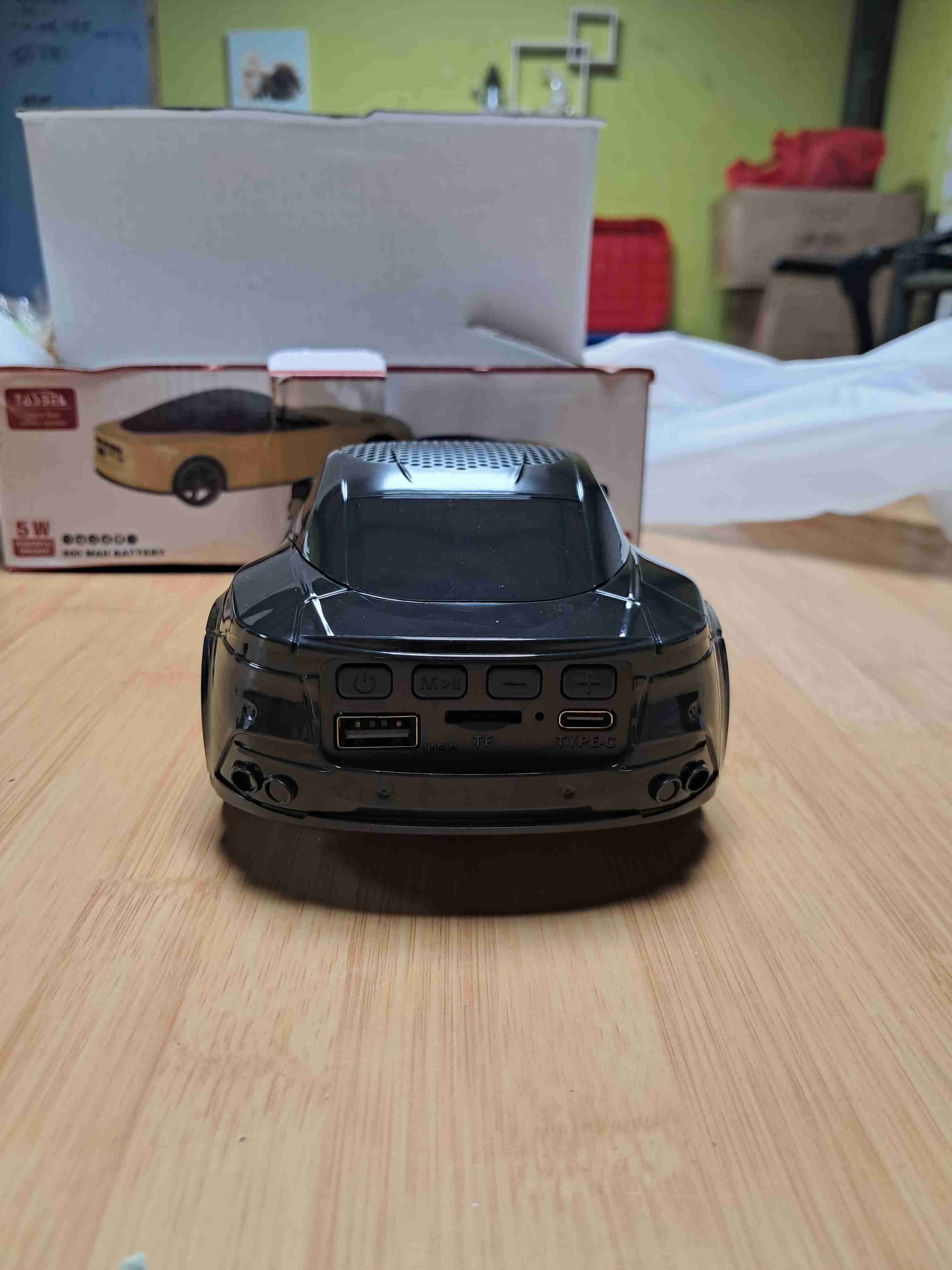 Parlante Bluetooth auto deportivo negro - miniatura 3