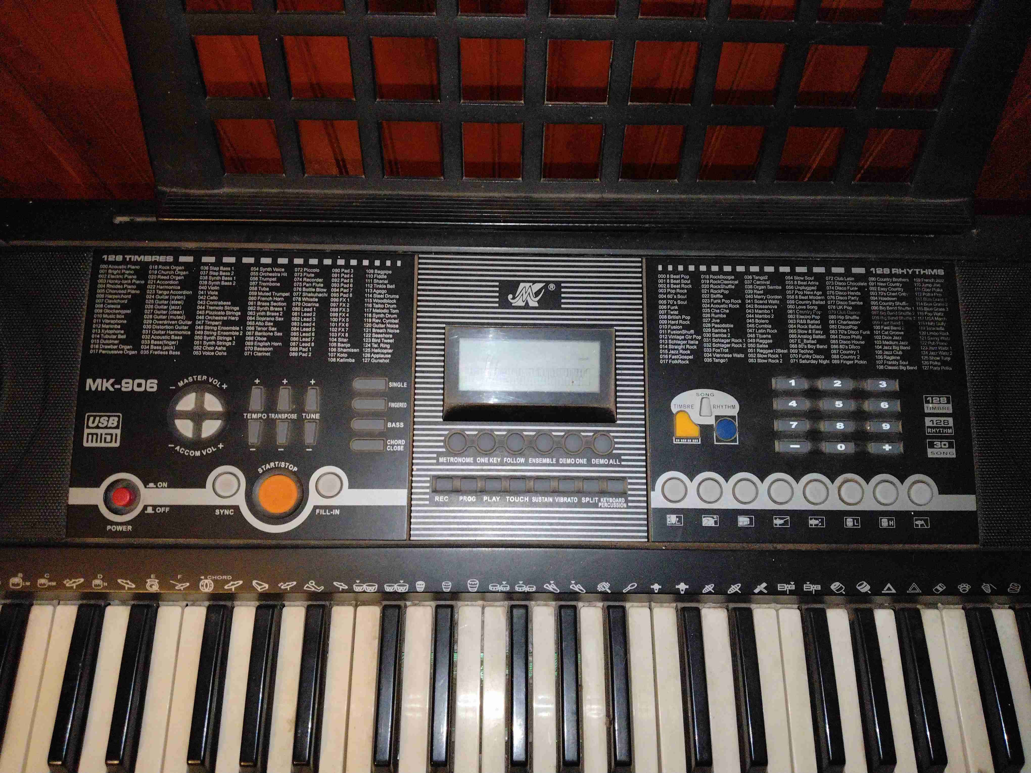 Teclado electrónico con soporte - miniatura 3