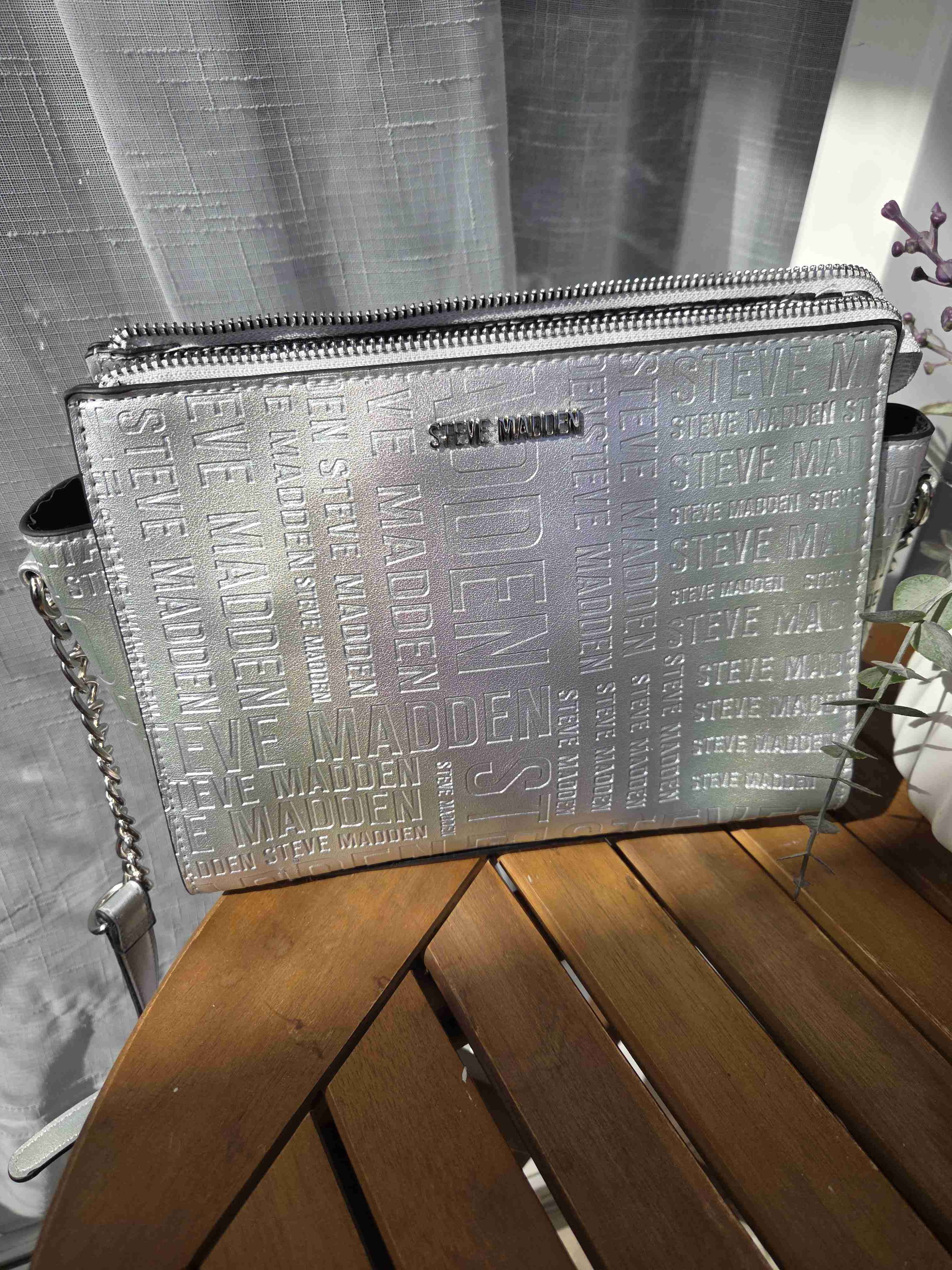 Cartera plateada Steve Madden - miniatura 2