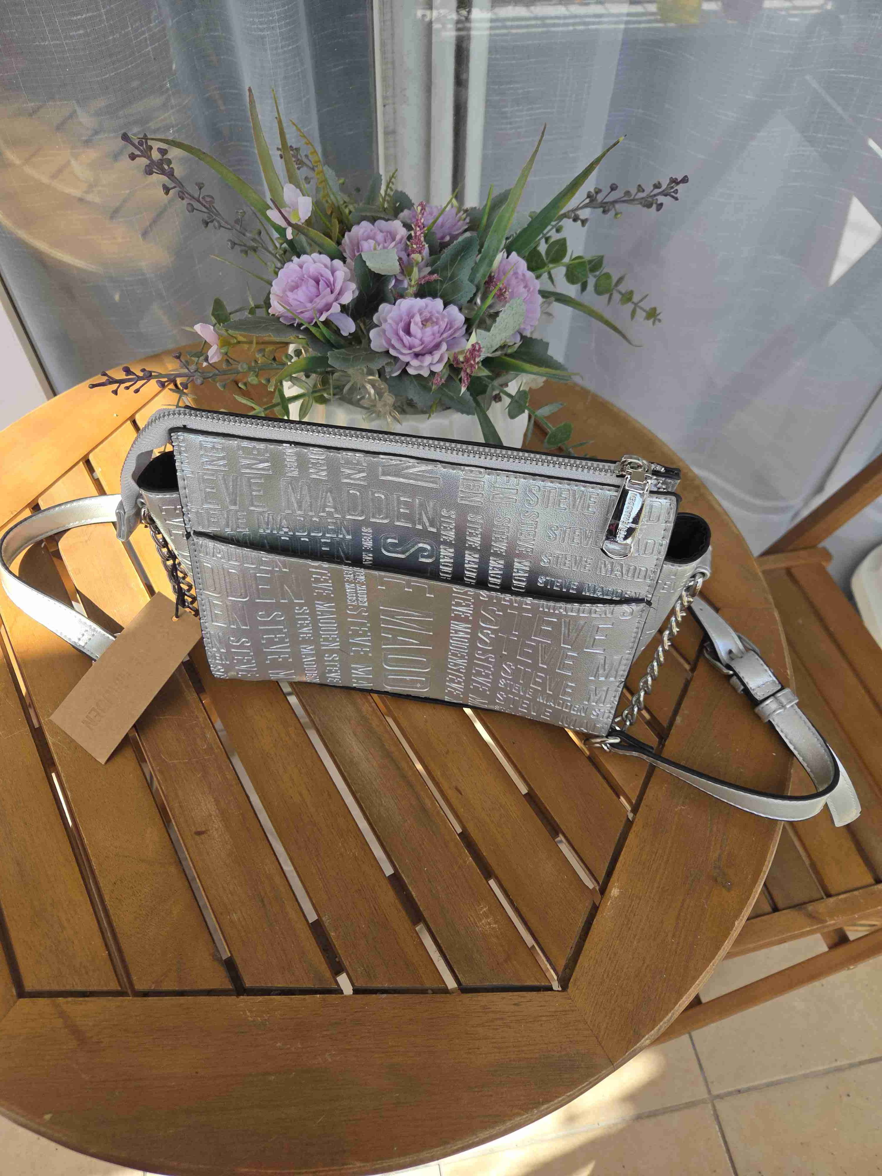 Cartera plateada Steve Madden - miniatura 3