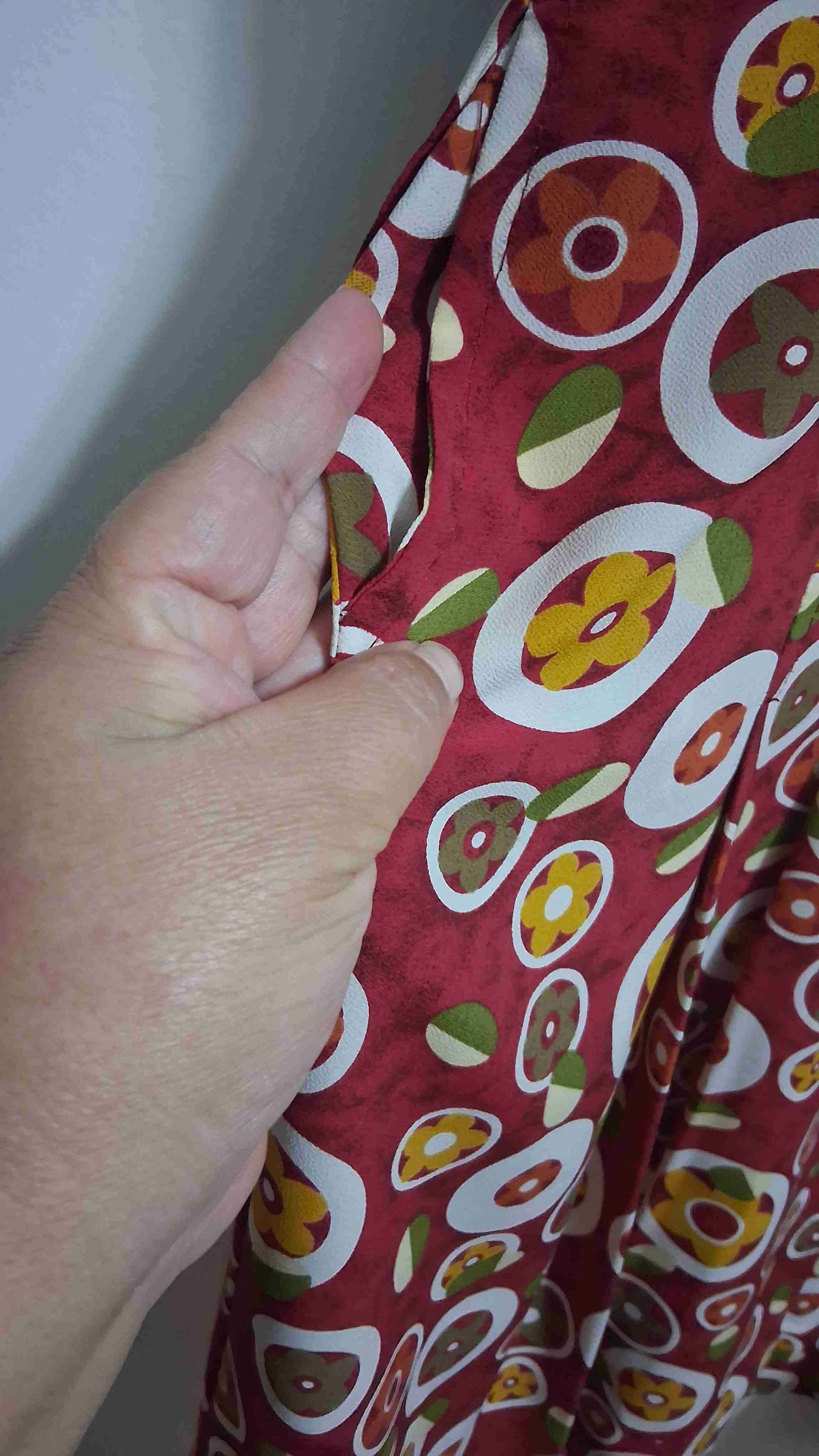 Vestido vintage estampado floral Talla M - miniatura 5