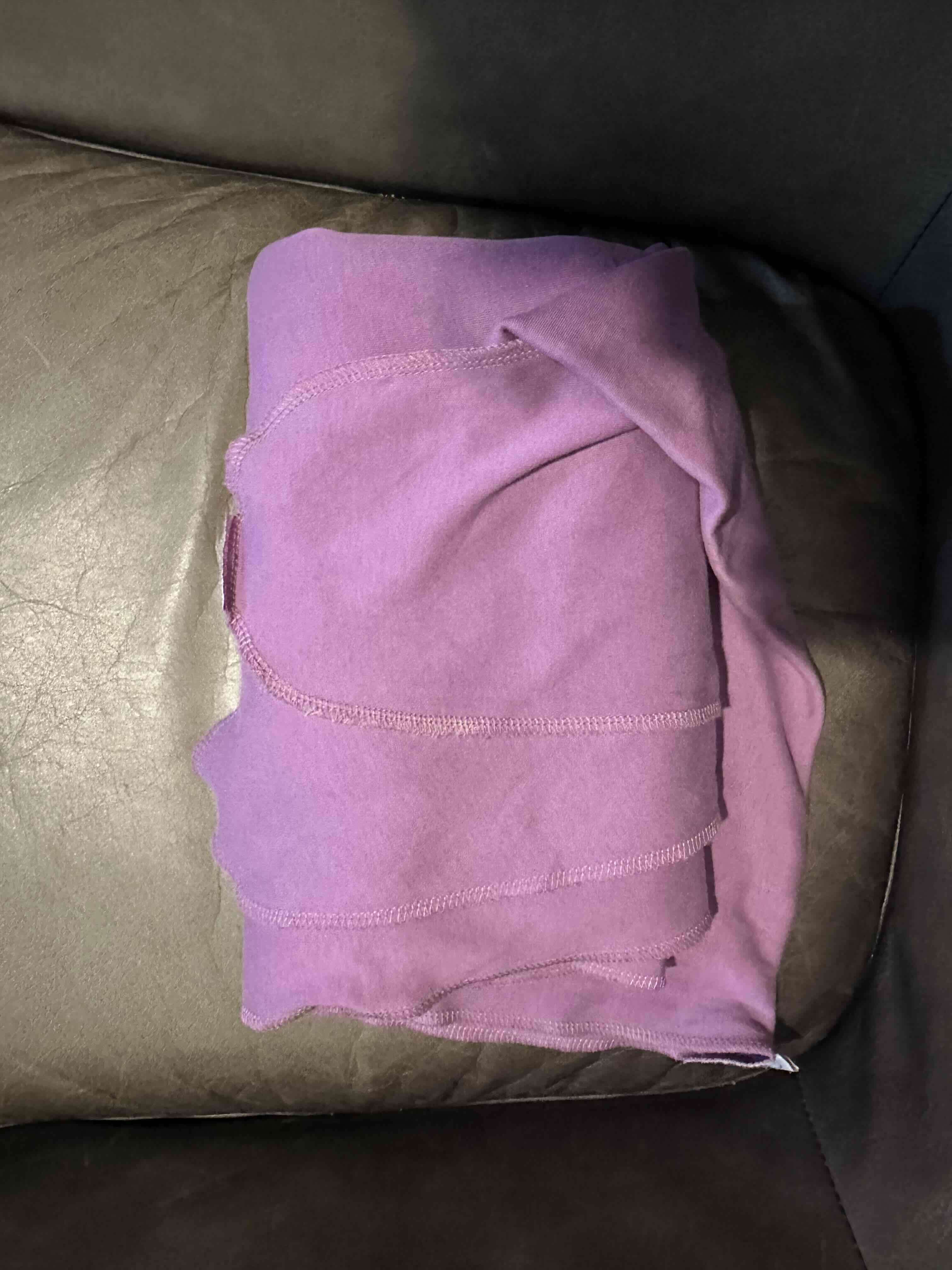 Fular semielástico lila para bebé - miniatura 2