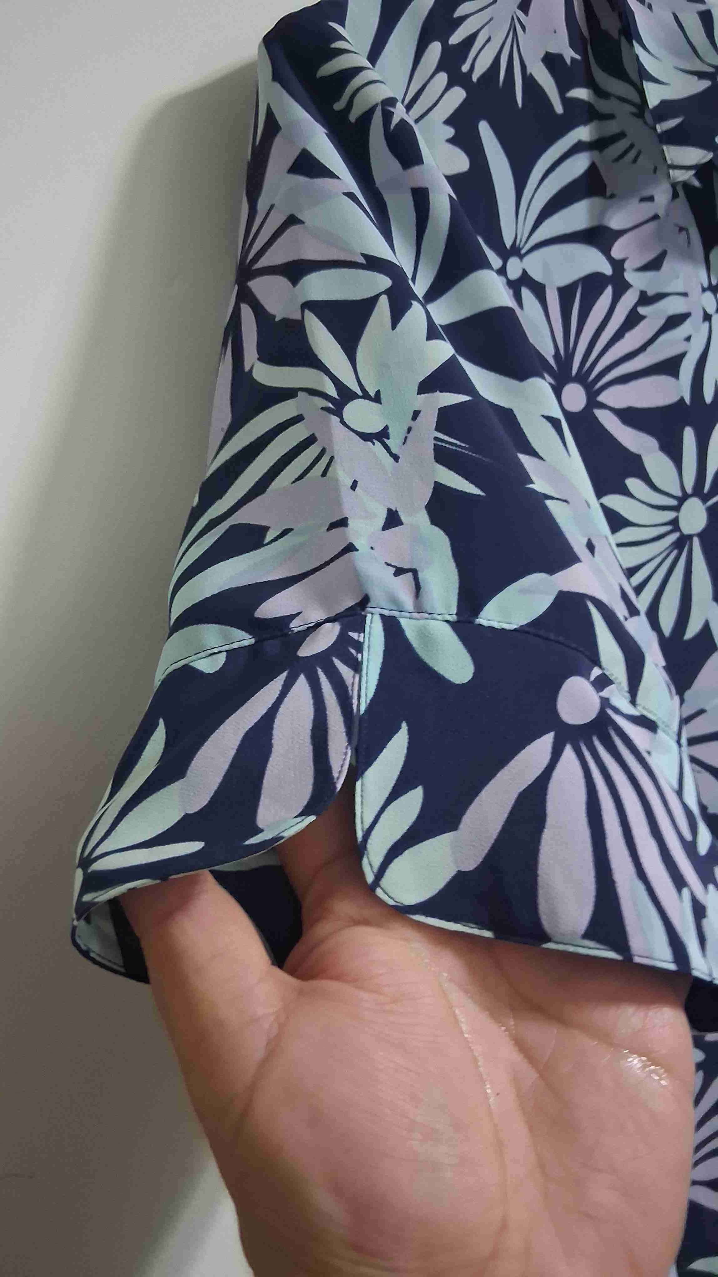 Vestido camisero estampado floral Viaressa.Talla M - miniatura 3