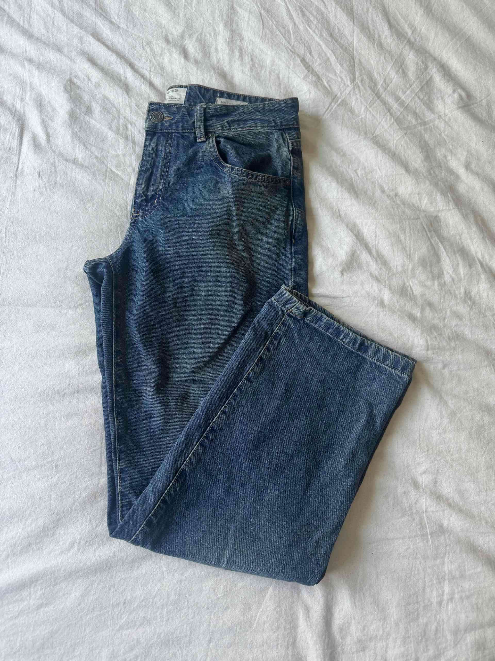 Jeans azul oscuro mujer - miniatura 1