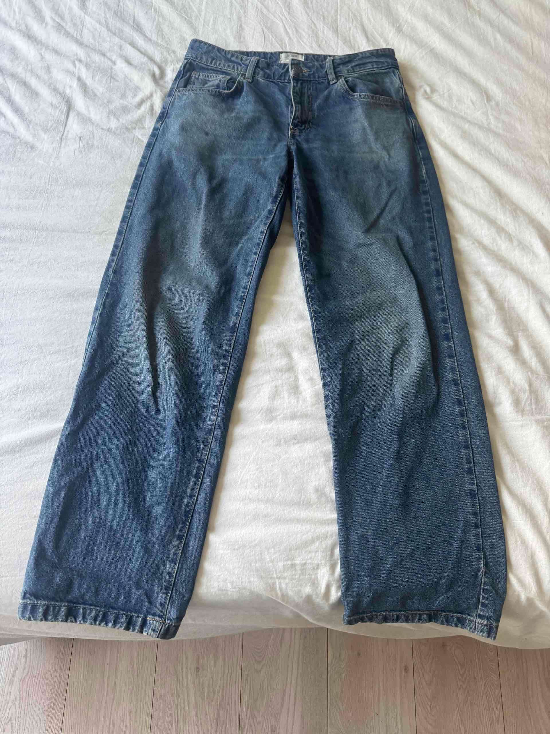 Jeans azul oscuro mujer - miniatura 2