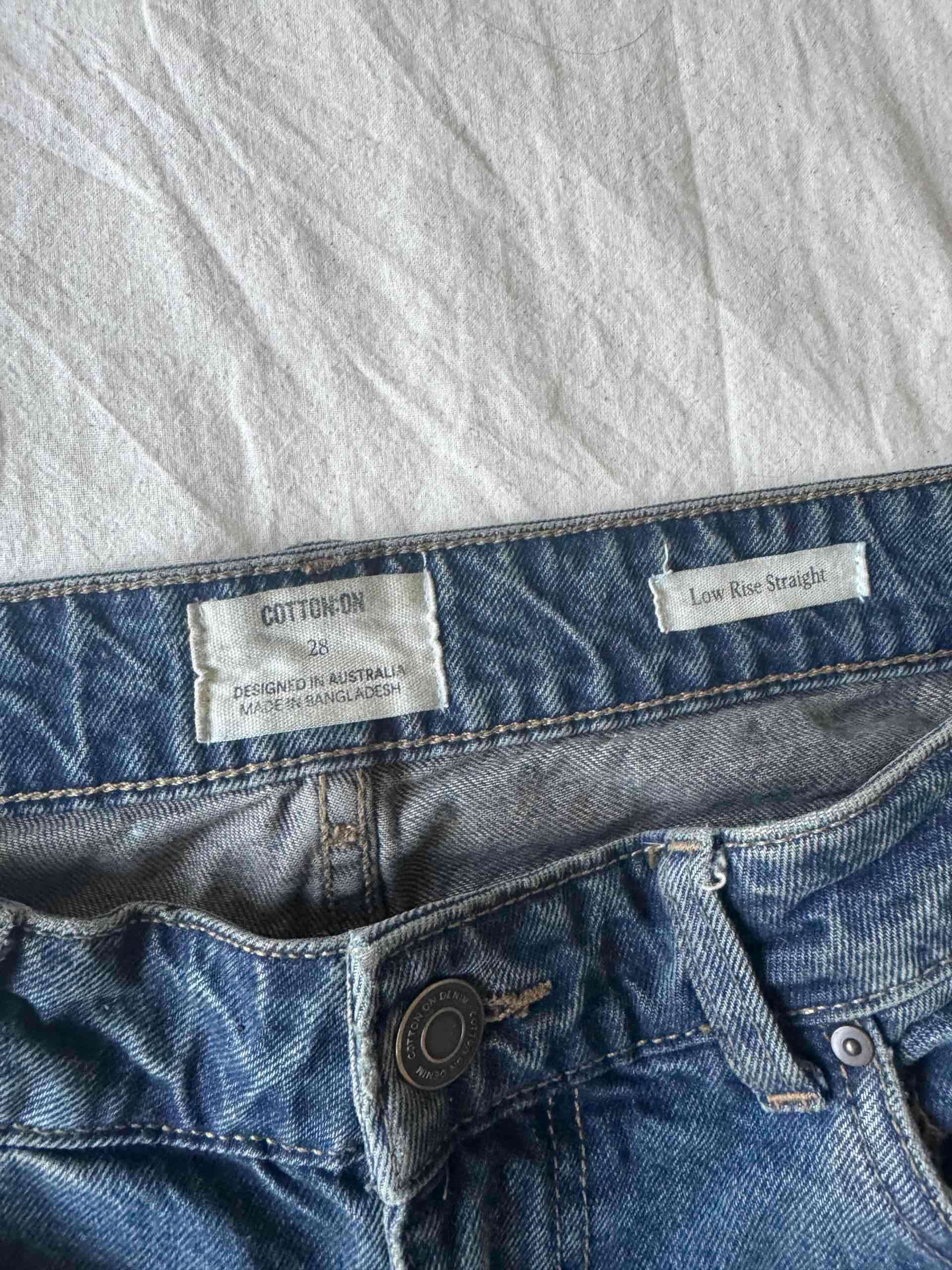 Jeans azul oscuro mujer - miniatura 3