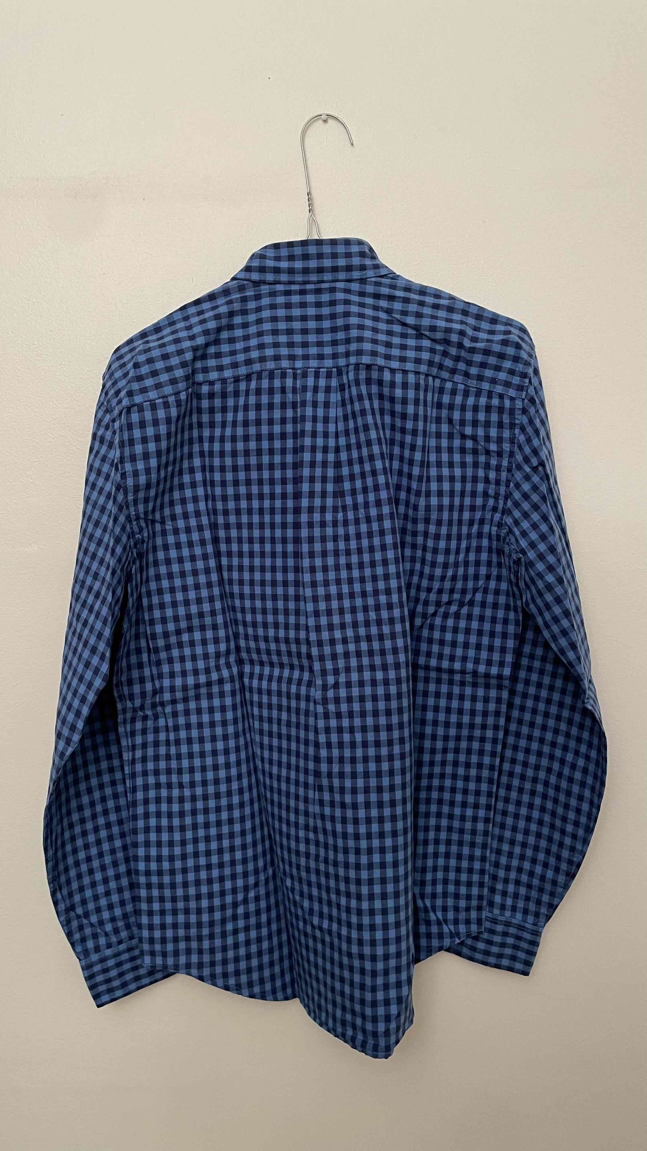 Camisa azul a cuadros - miniatura 2