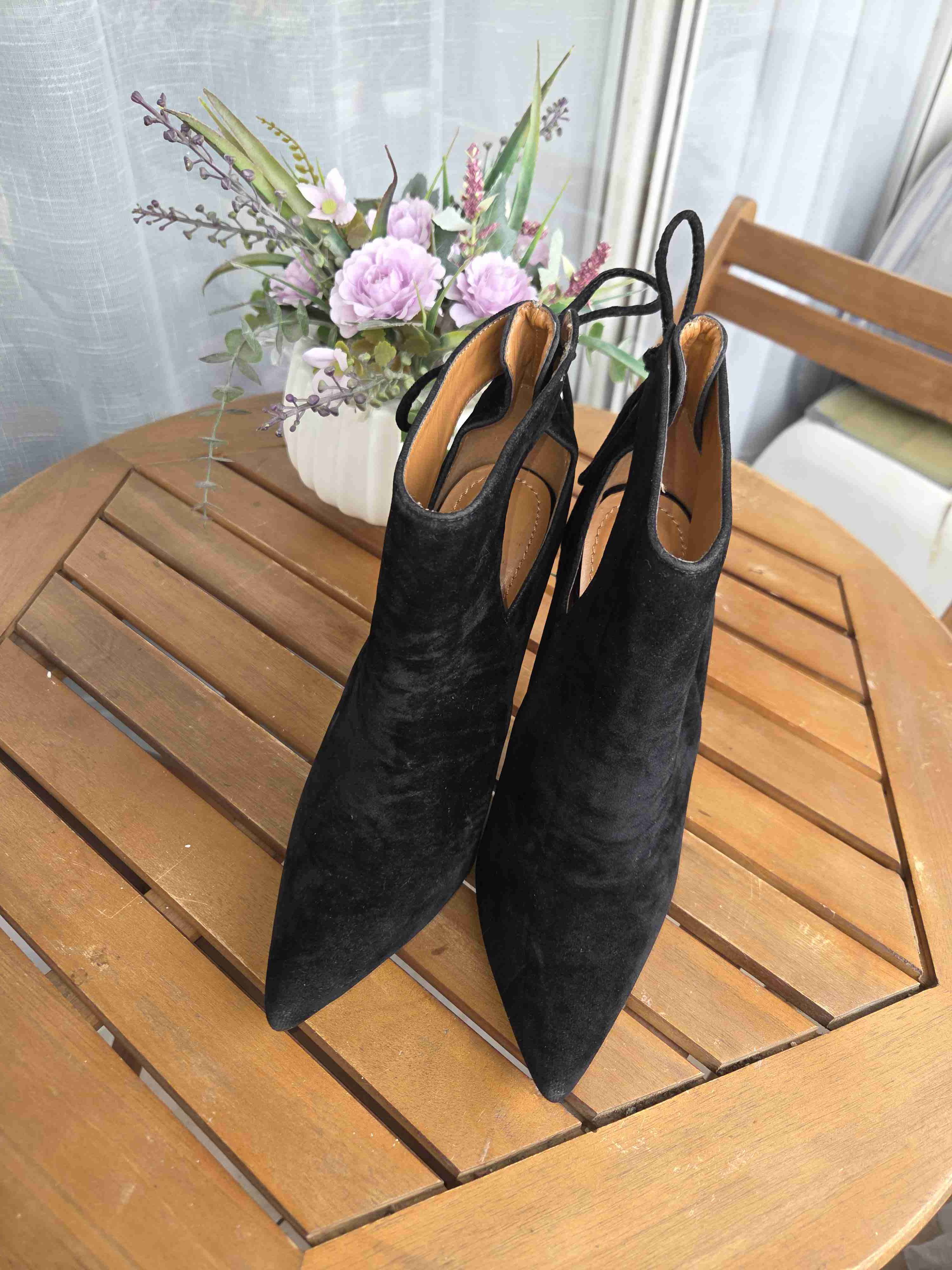 Botines negros de gamuza - miniatura 3