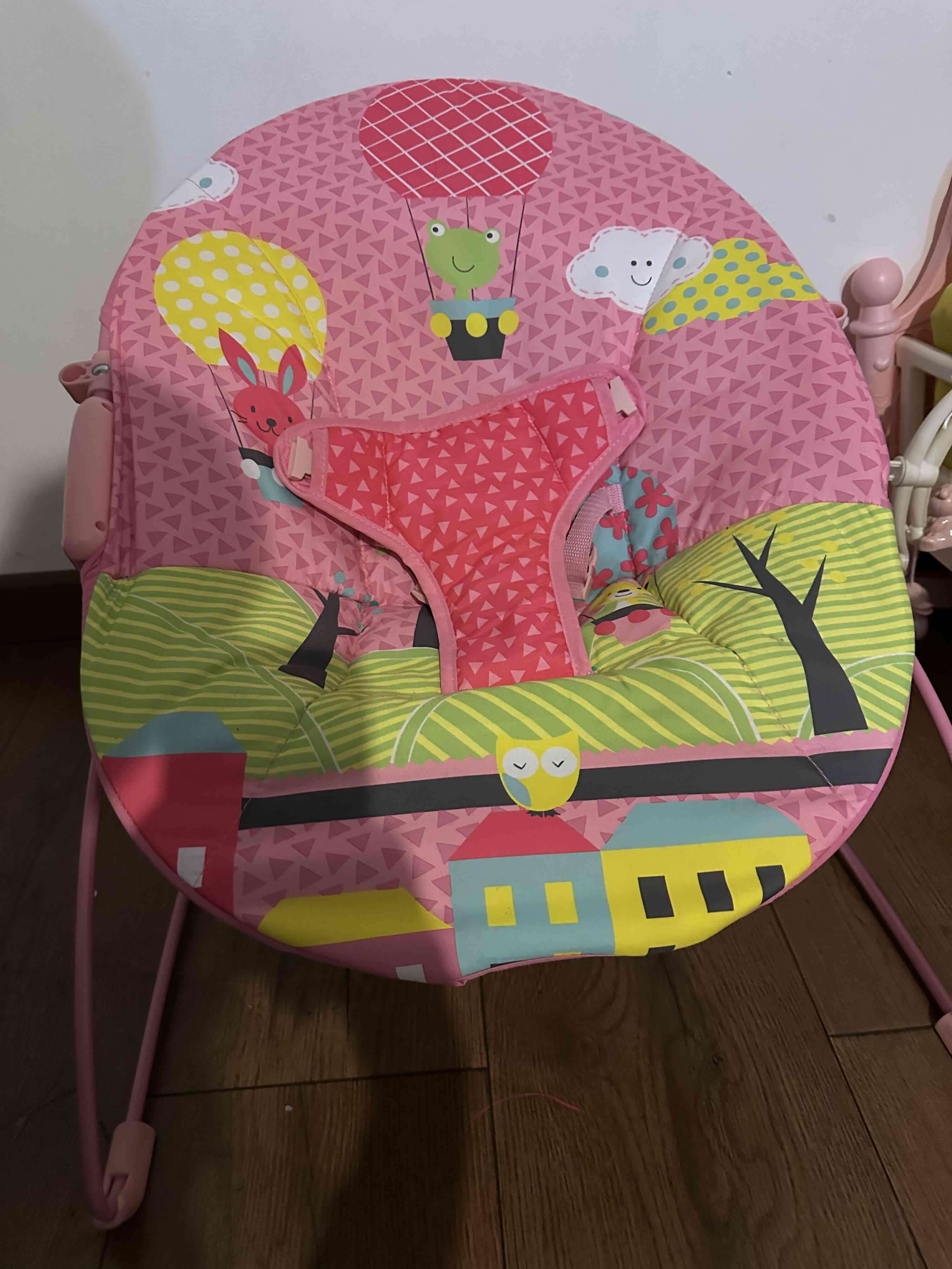 Silla mecedora infantil rosada - miniatura 2