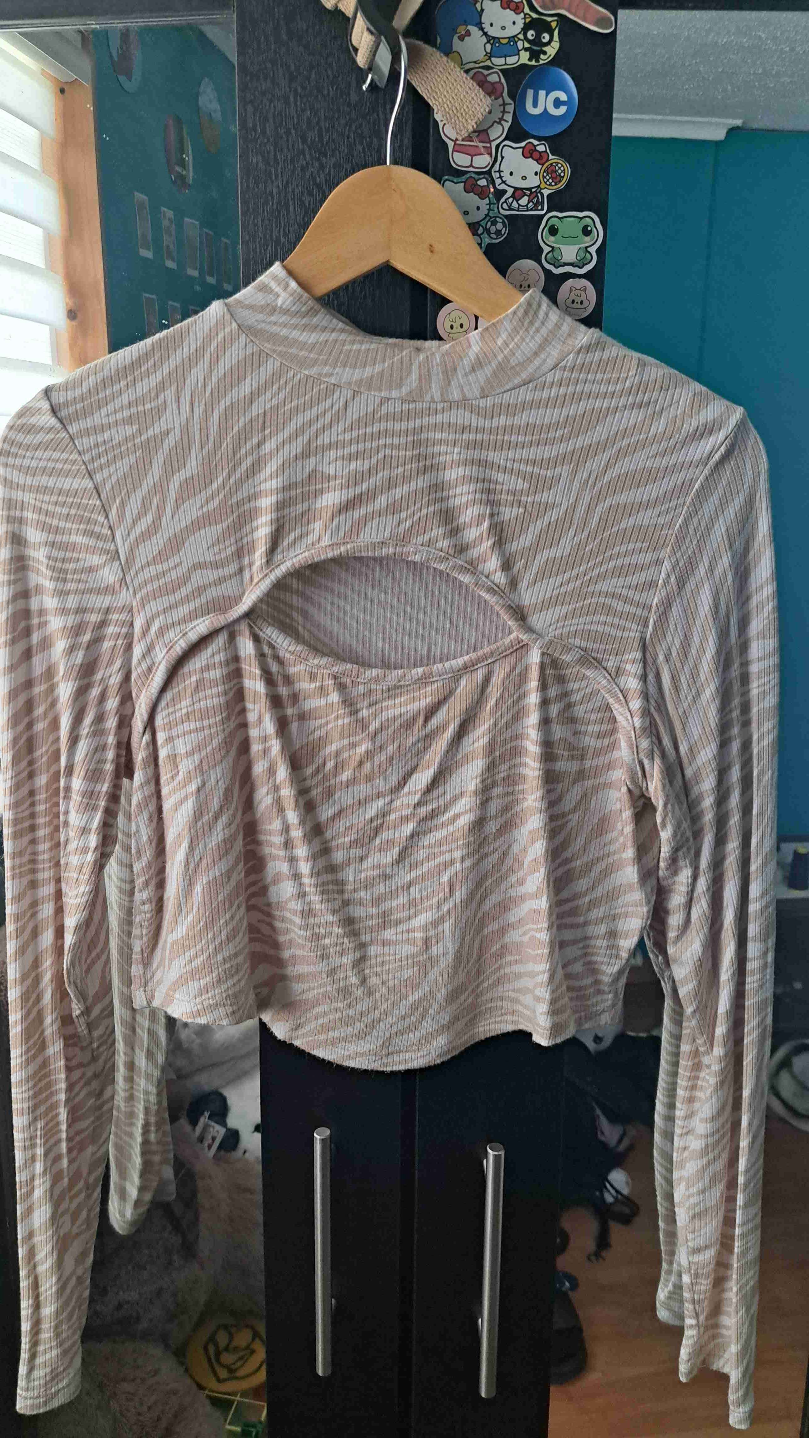 Polera manga larga a rayas - miniatura 1