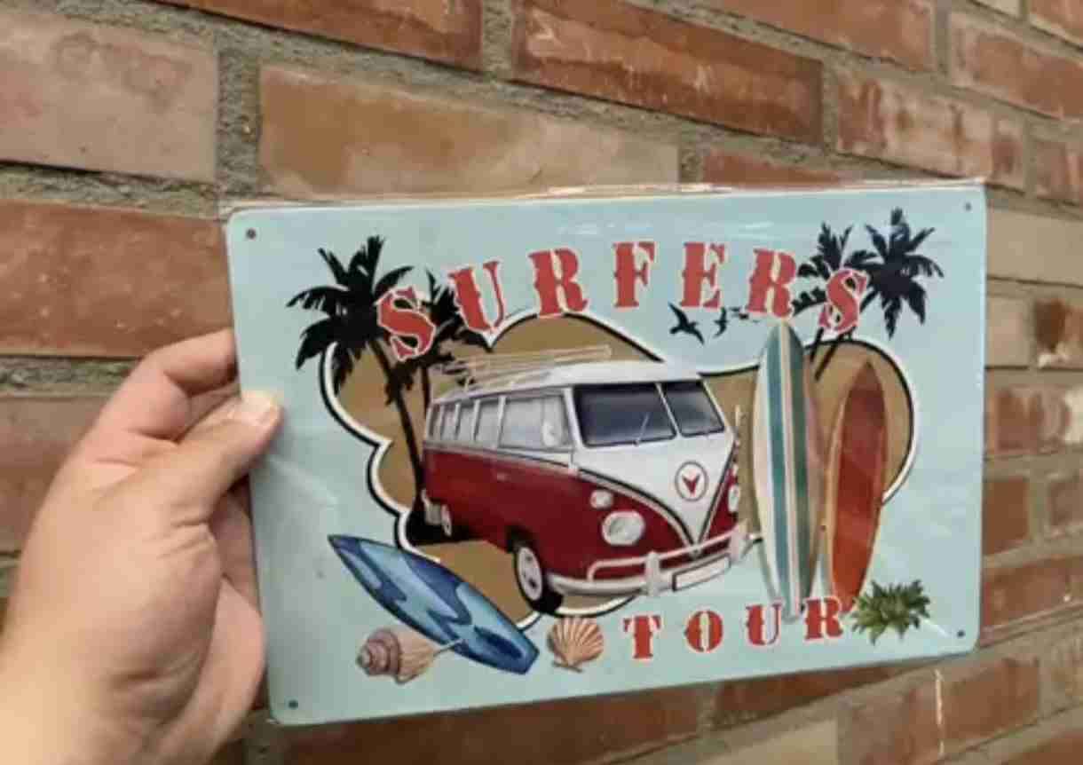 Letrero metálico Vingage - miniatura 1