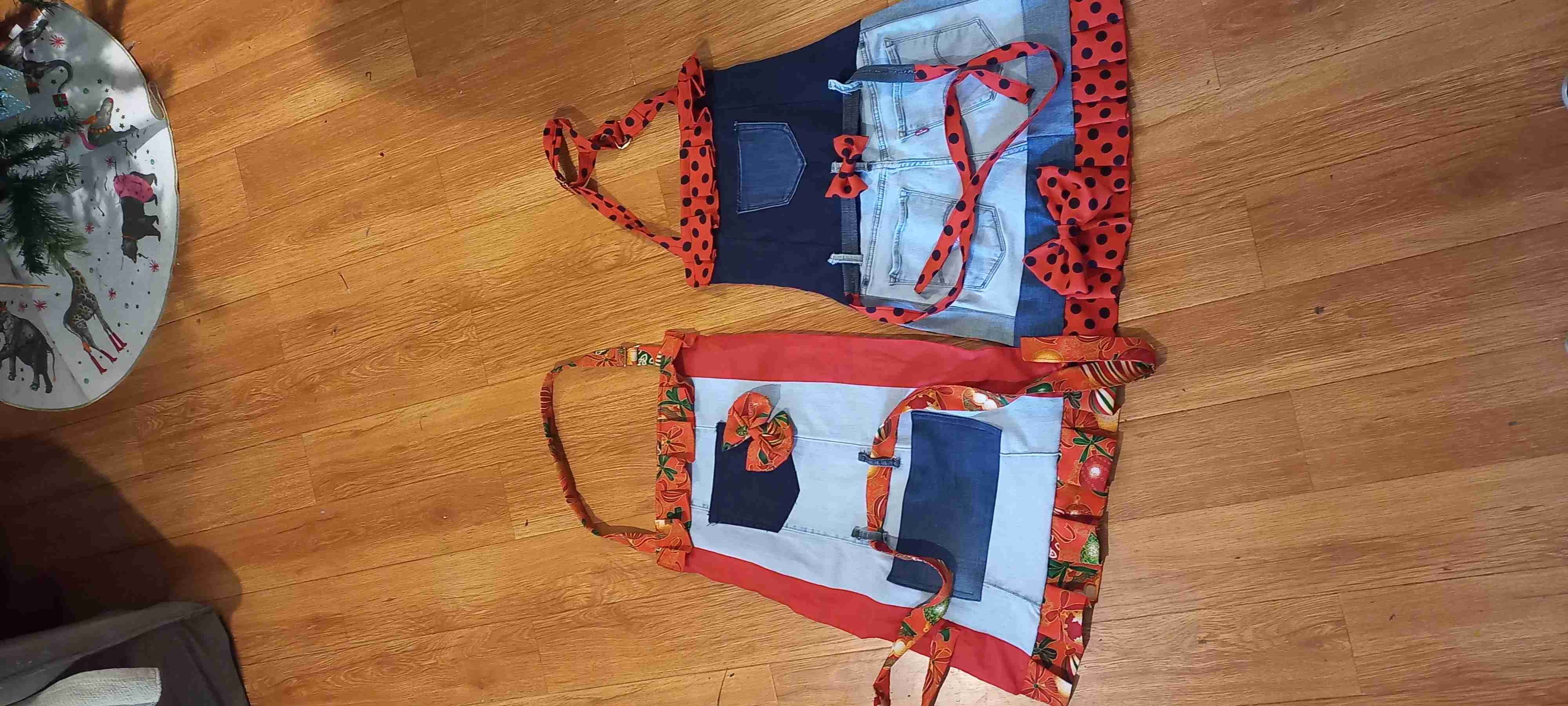 Delantal denim con bolsillos - miniatura 3