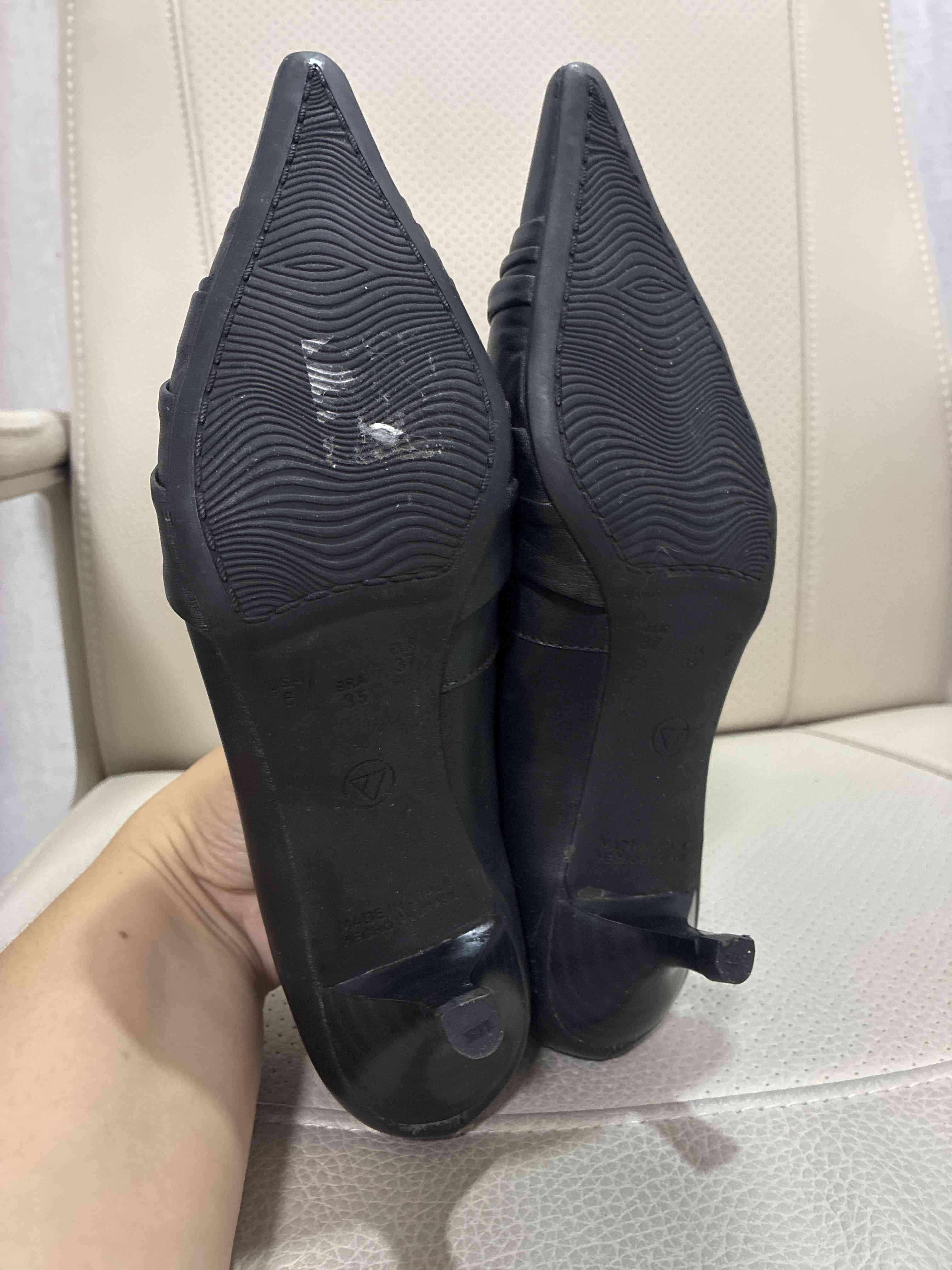 Zapatos planos negros elegantes - miniatura 3