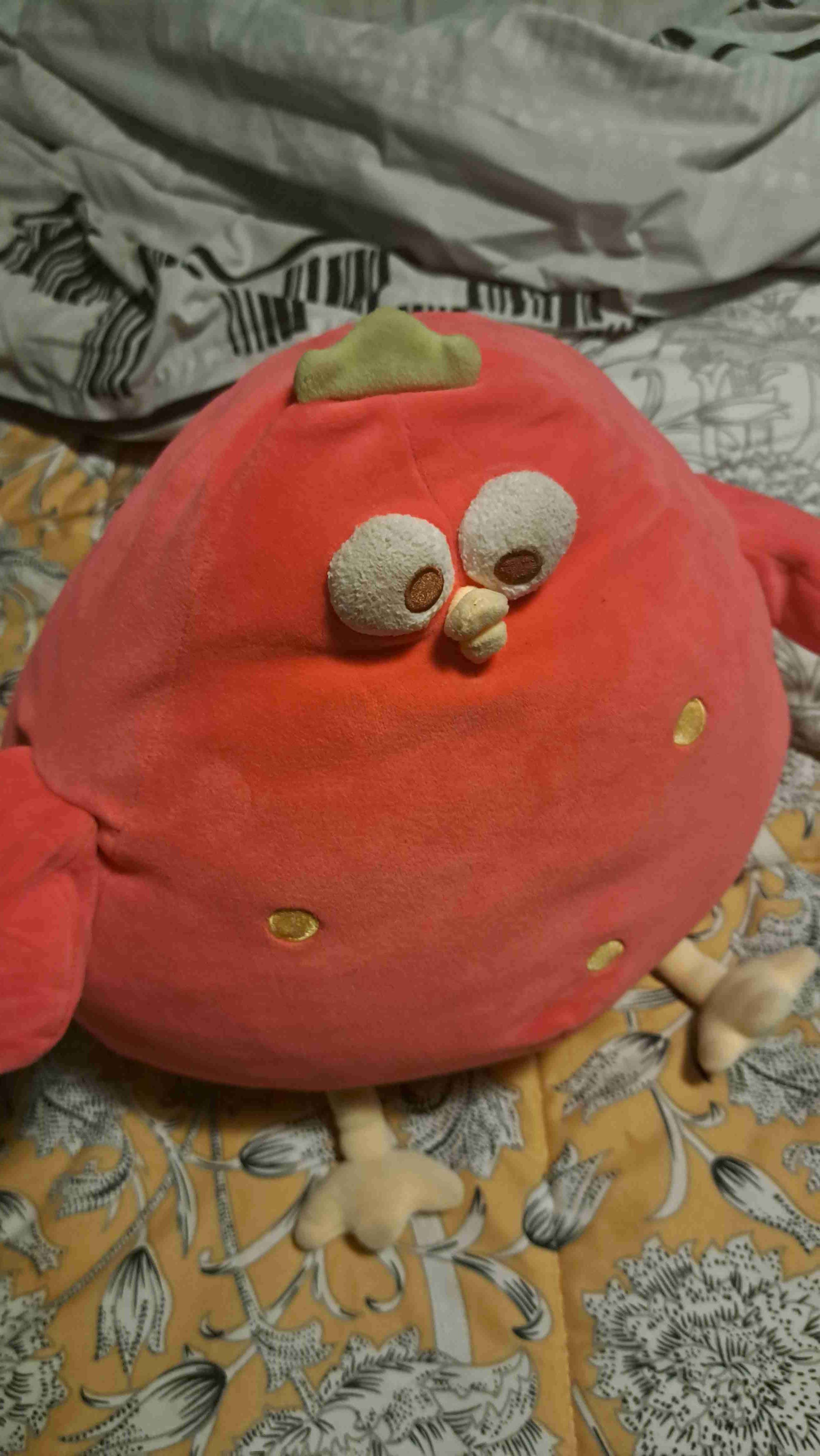 Peluche ave roja suave - miniatura 2