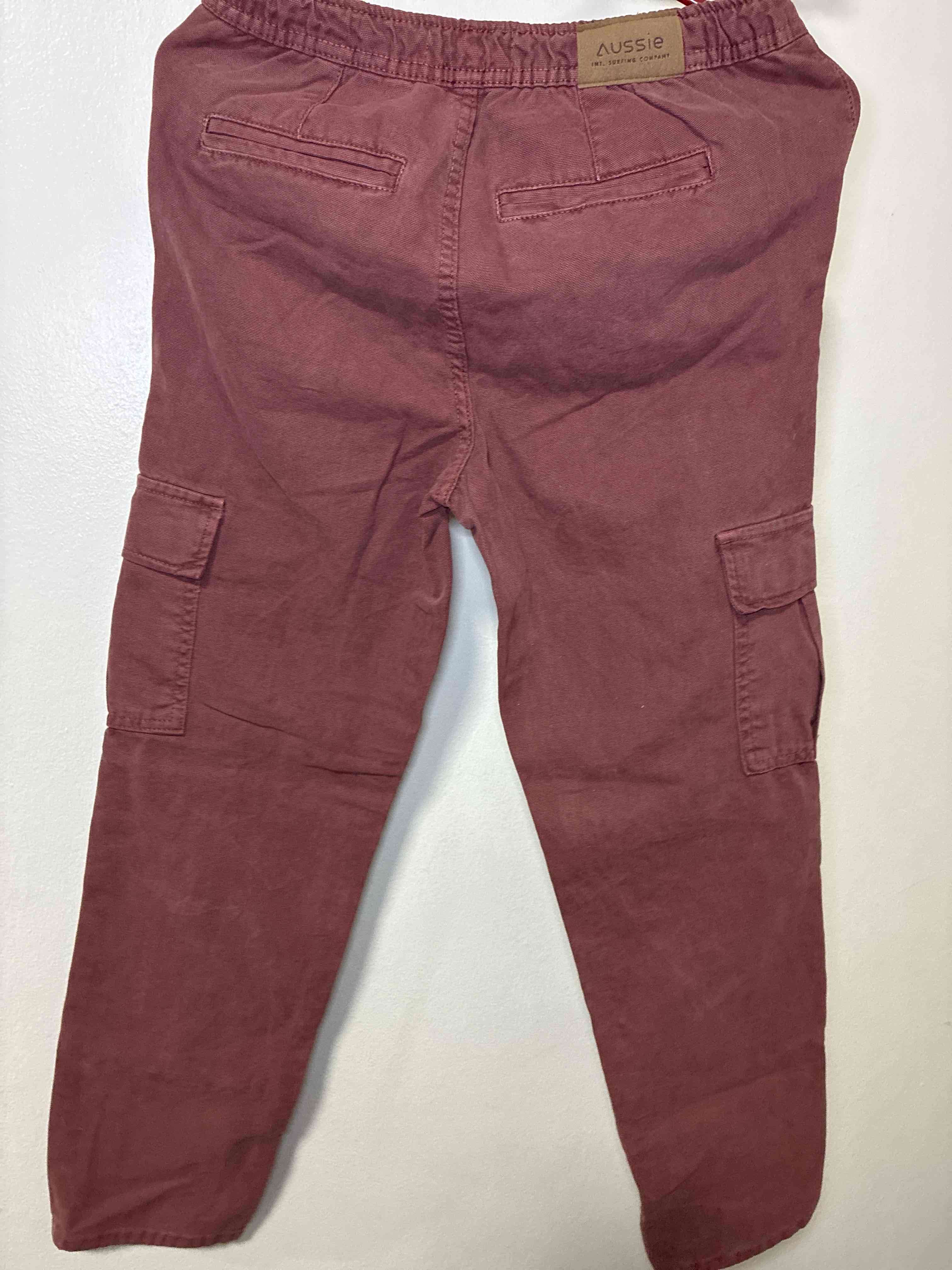 Pantalones cargo burdeos talla 14 - miniatura 2