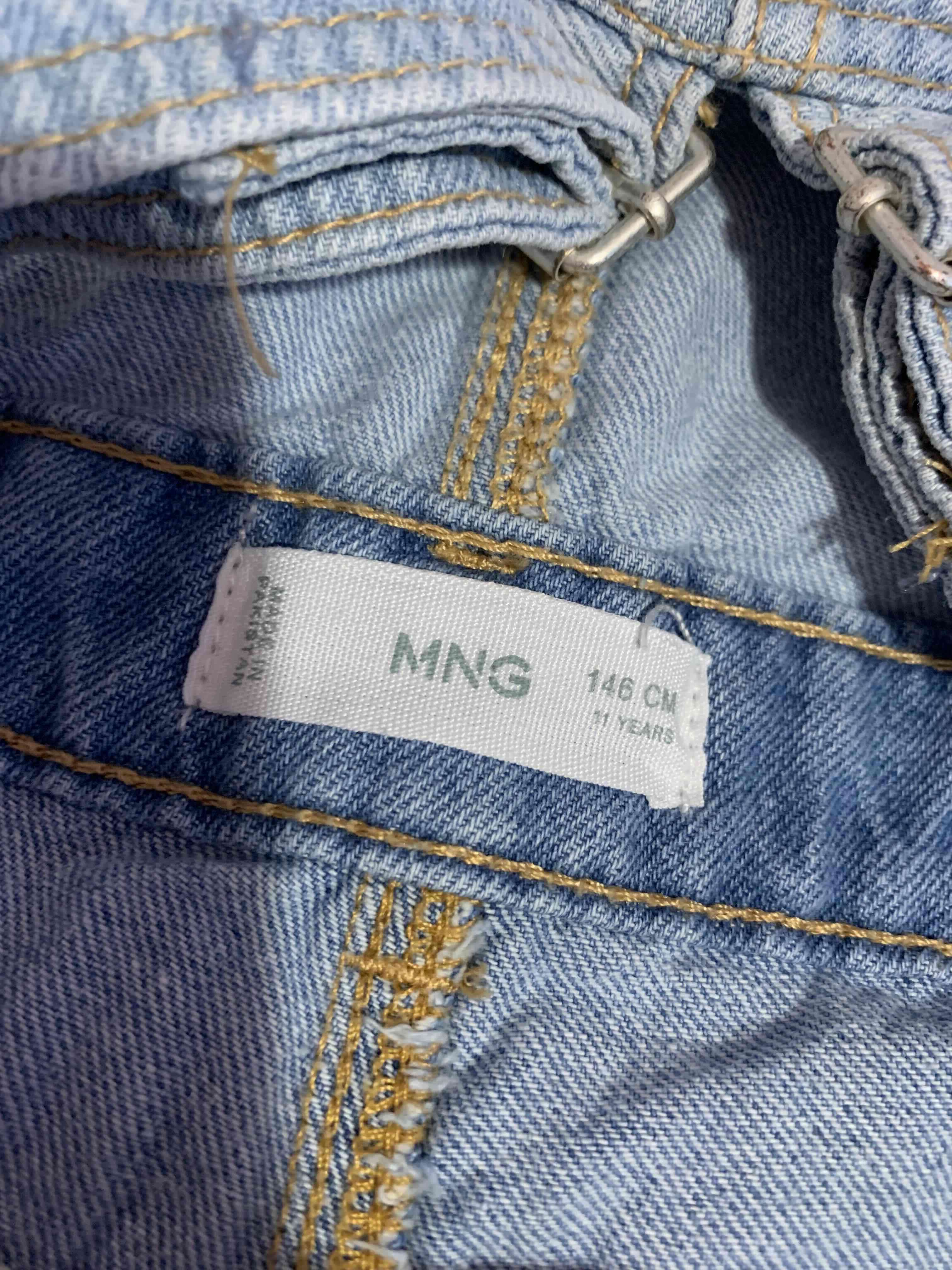 Jardinera de mezclilla infantil - miniatura 2