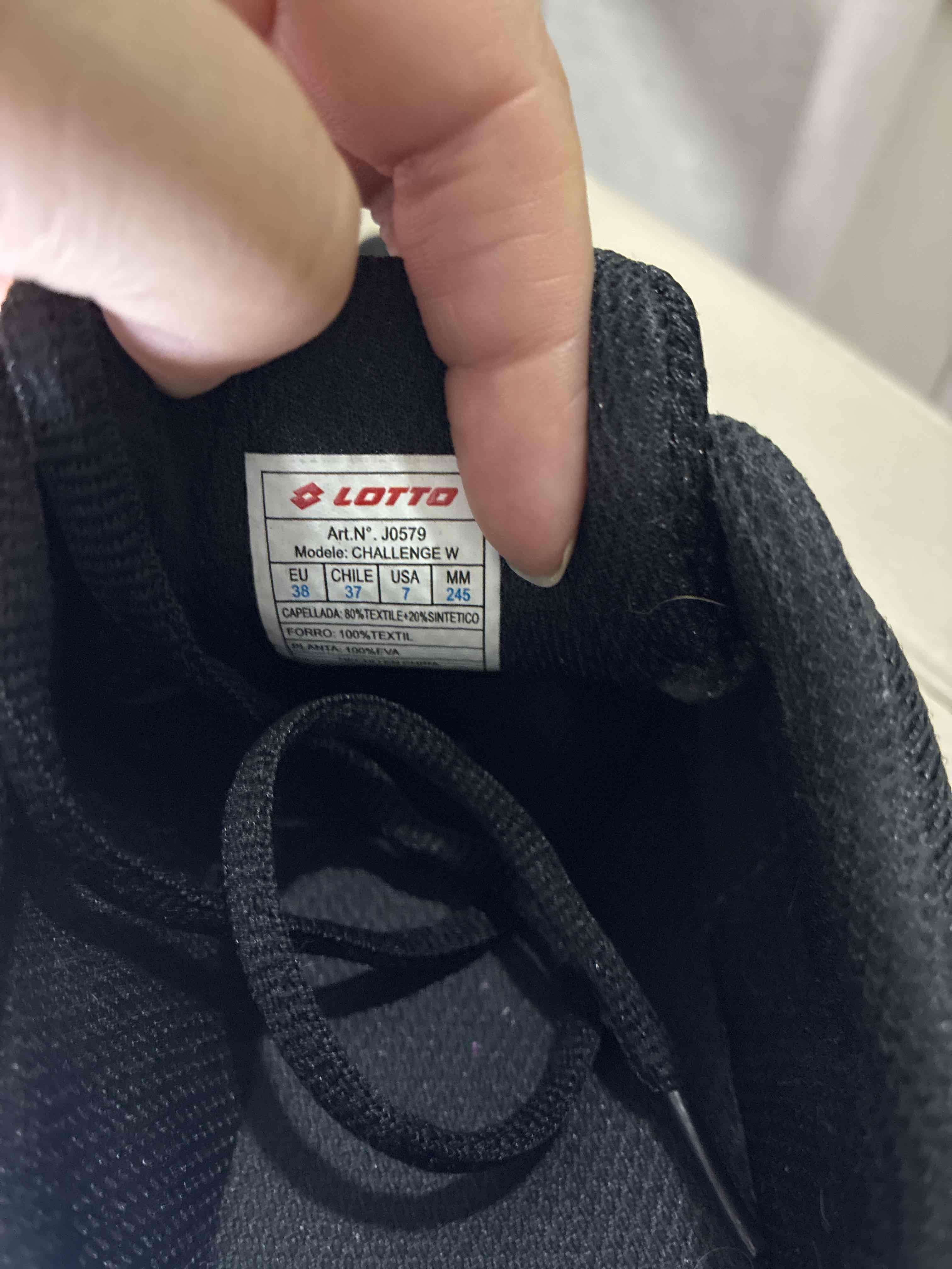 Zapatillas deportivas negras Lotto - miniatura 3