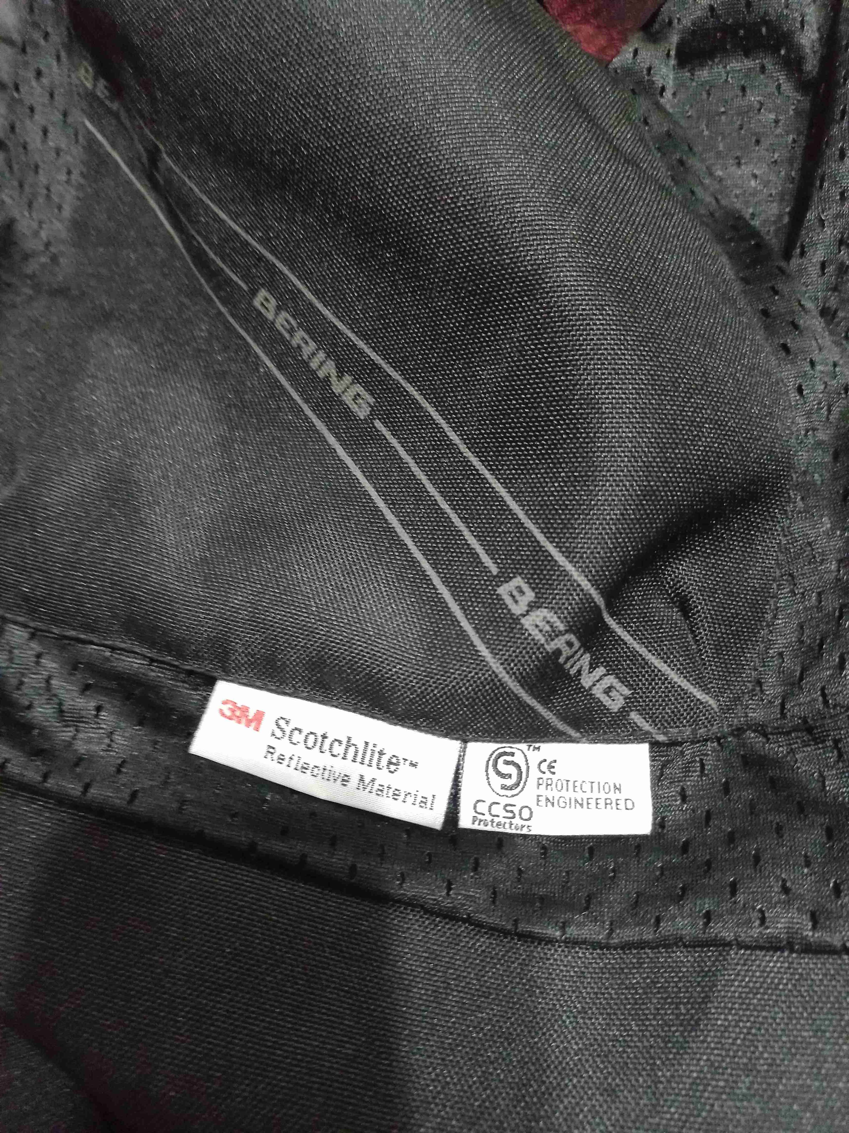 Chaqueta motociclista negra Bering - miniatura 5