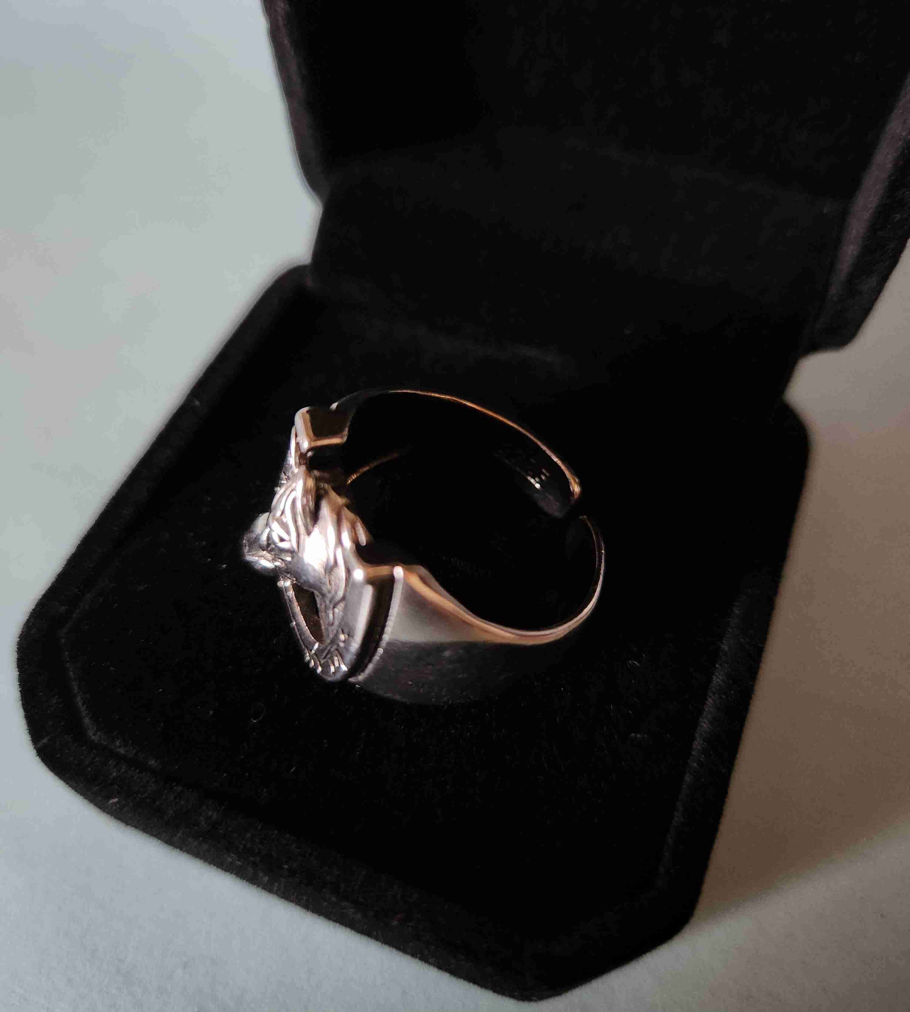Anillo de plata s925 con diseño de caballo - miniatura 5