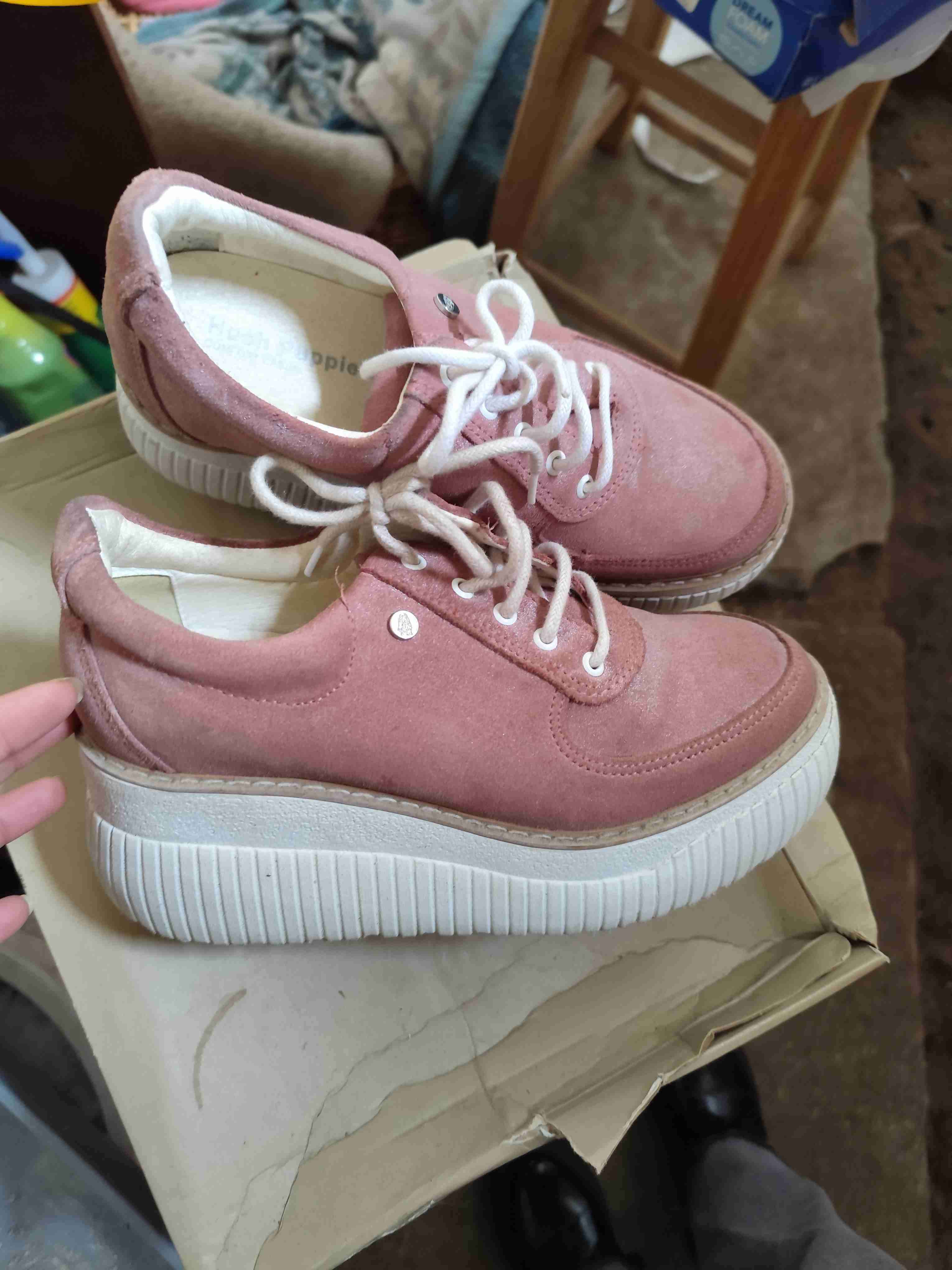 Zapatillas rosadas con plataforma - miniatura 1