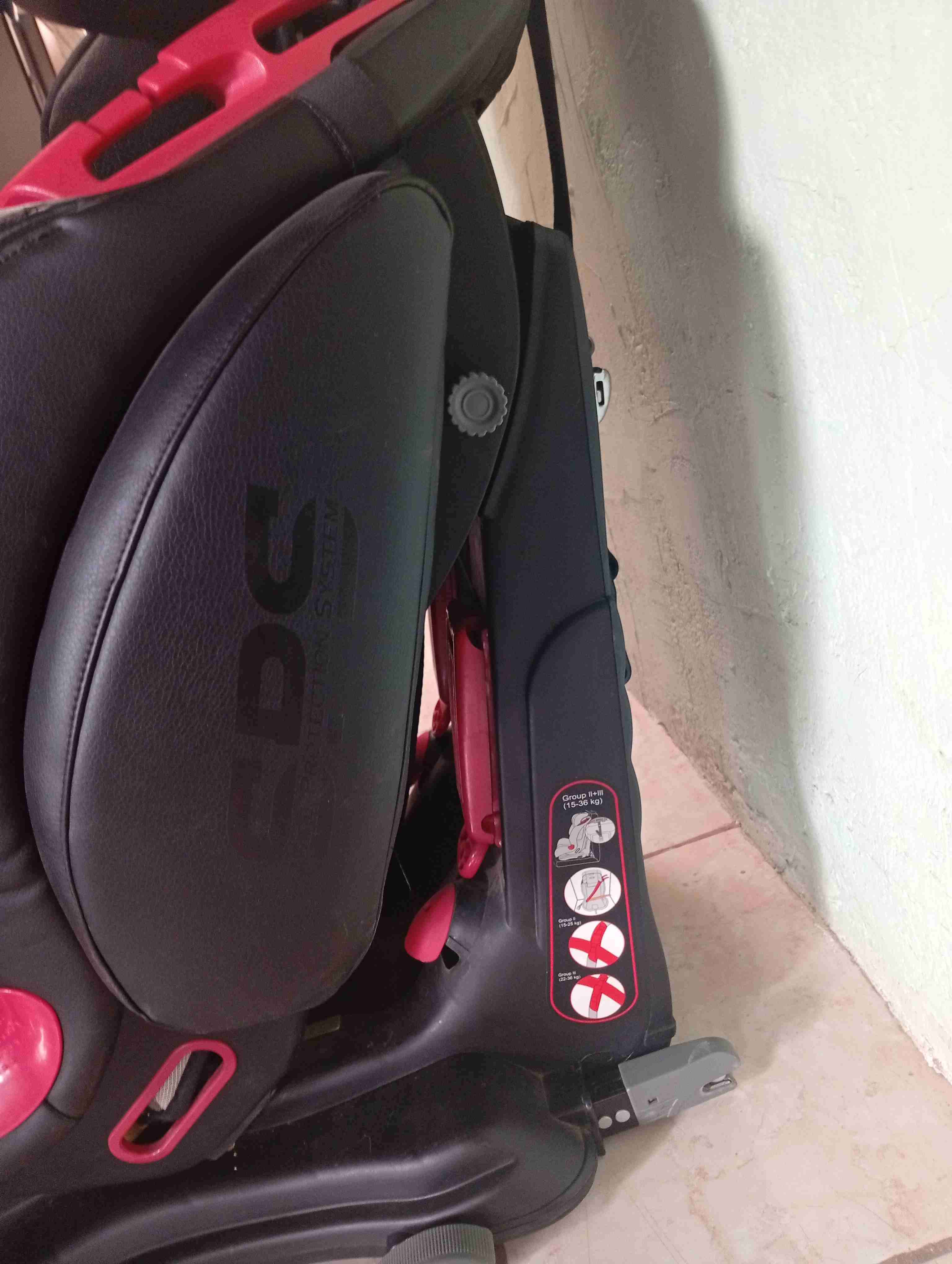 Silla de auto negra Infanti - miniatura 5