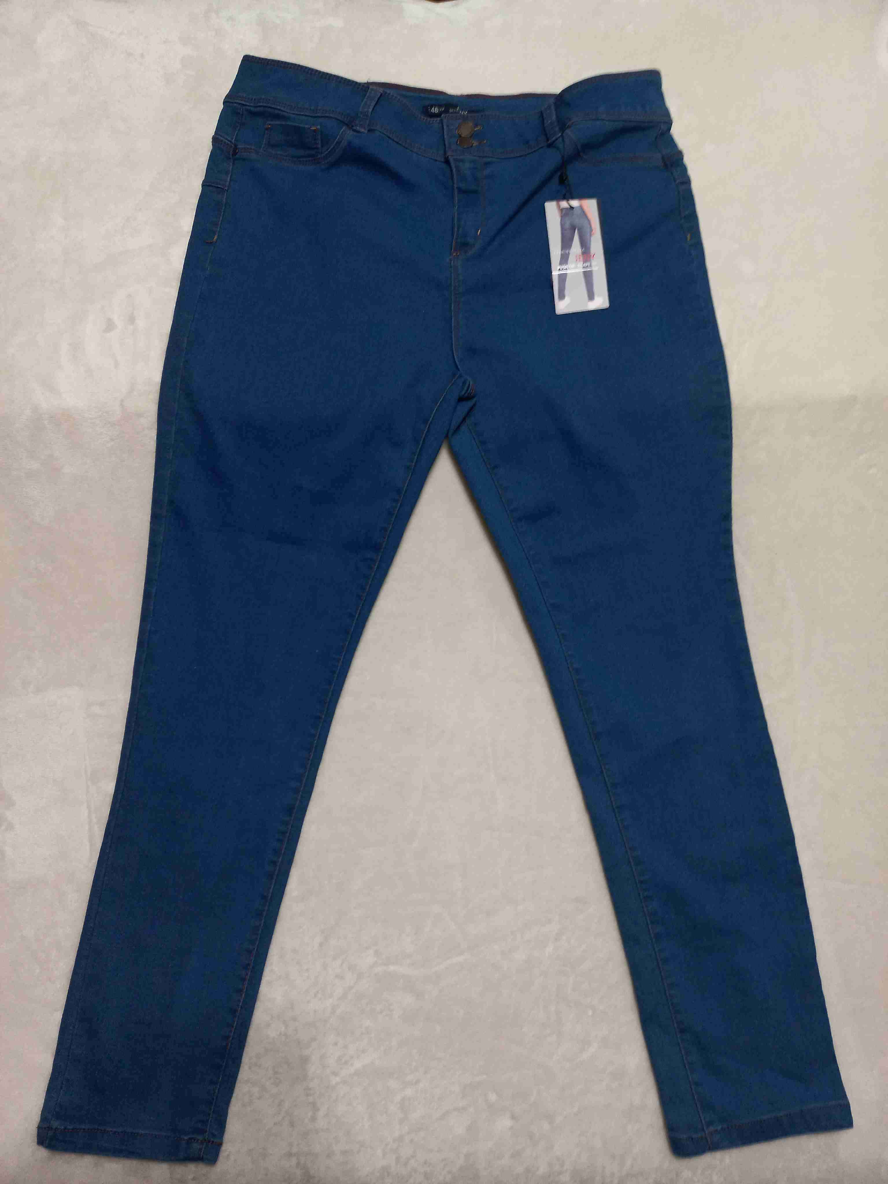 Jeans azules de mujer - miniatura 1