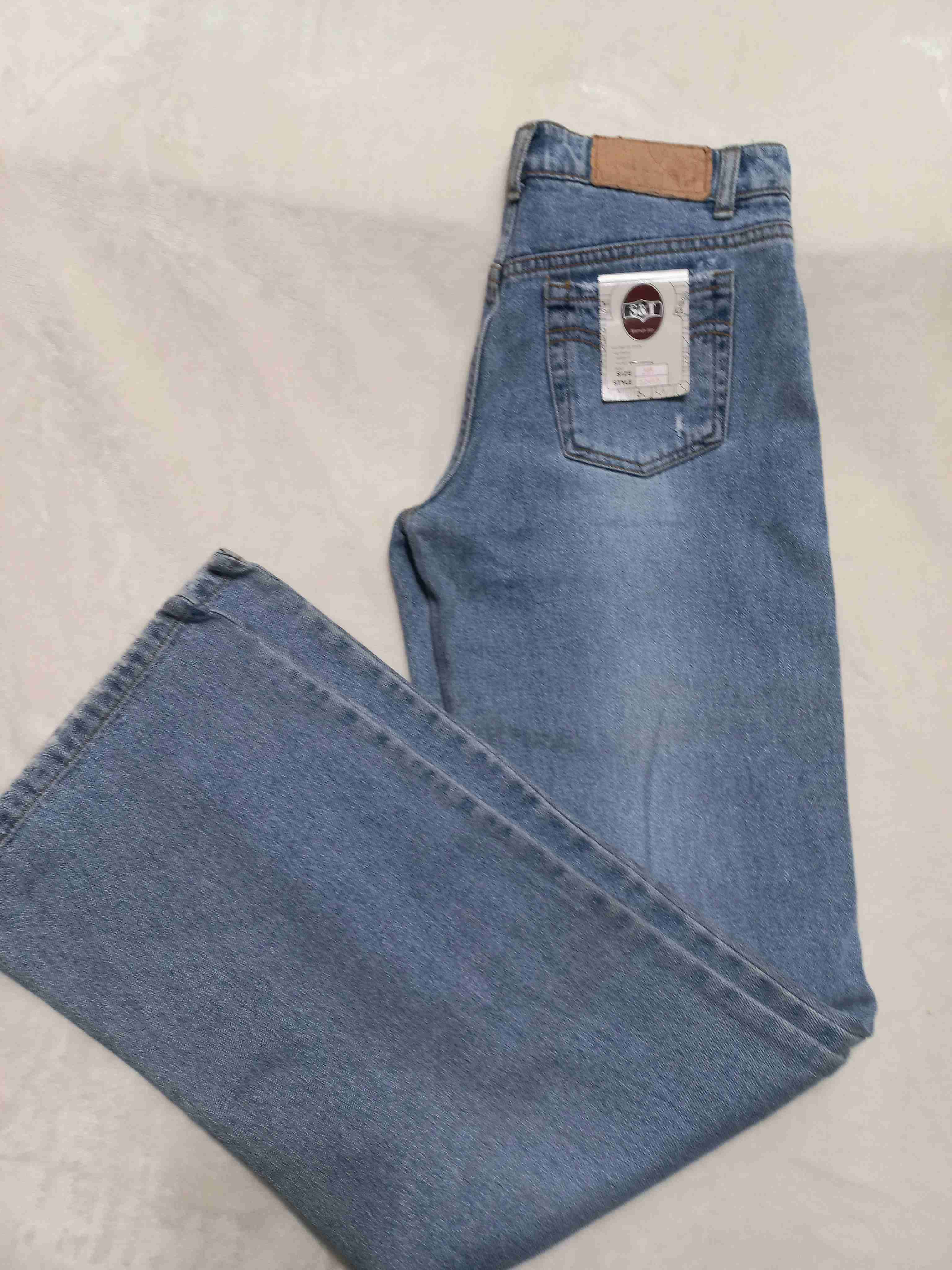 Jeans azul de pierna ancha - miniatura 2