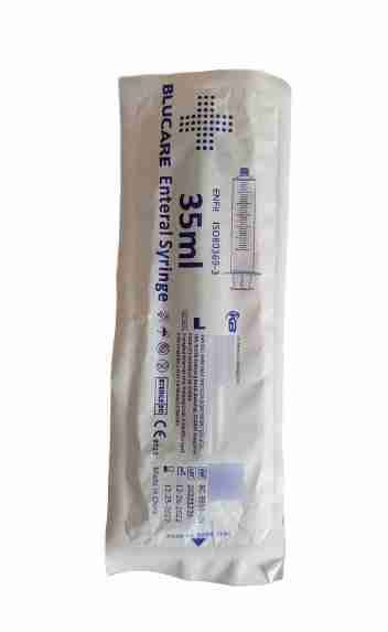 Jeringa enfis 35ml par alimentación enteral amika - miniatura 2