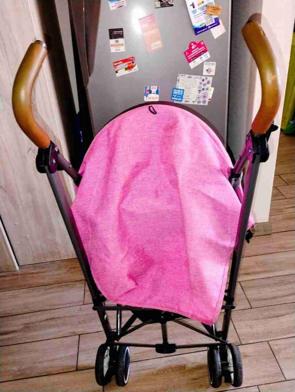 Coche de bebé rosado - miniatura 2