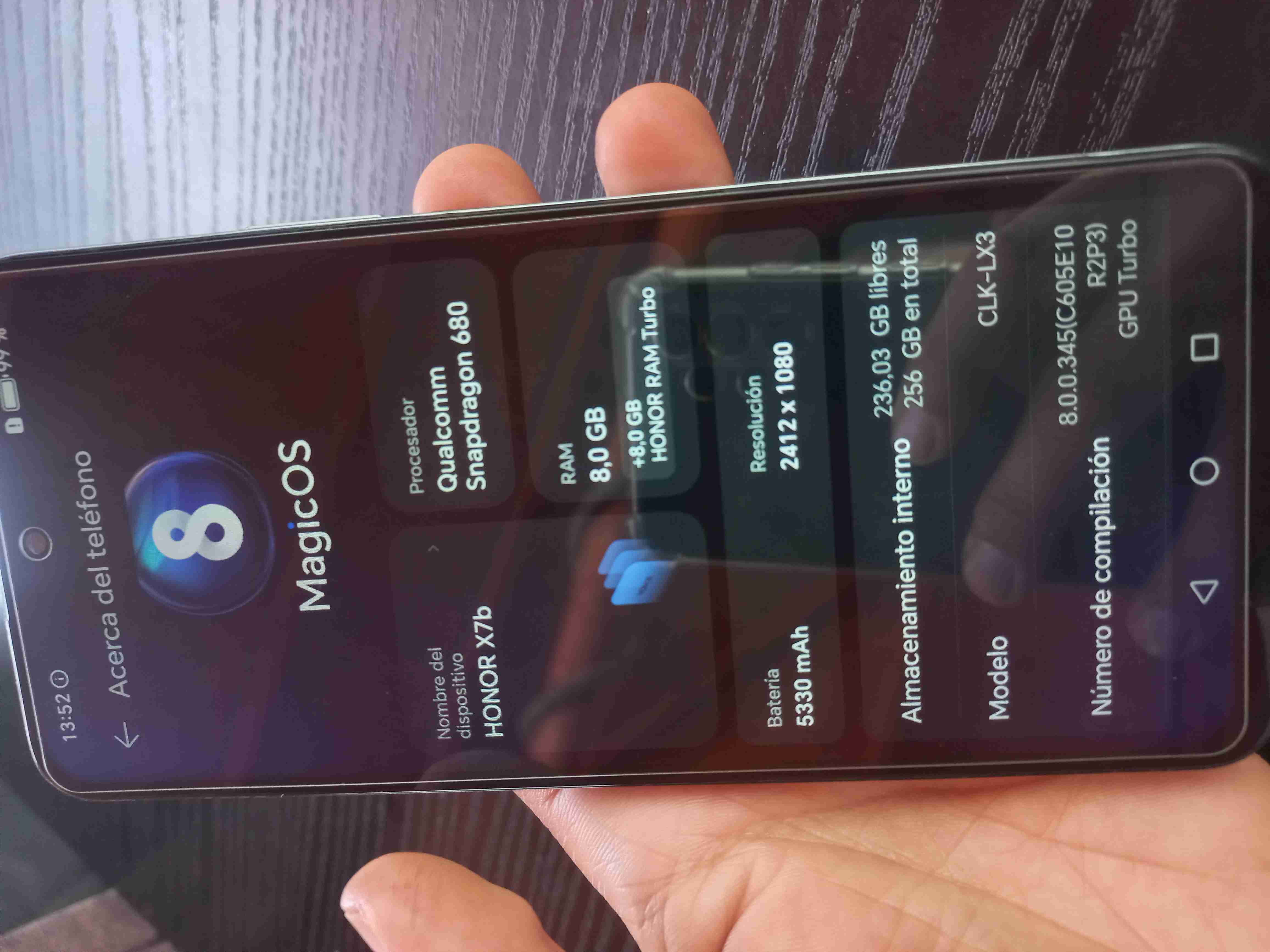 Huawei  Honor x7b  con doble cámara - miniatura 3