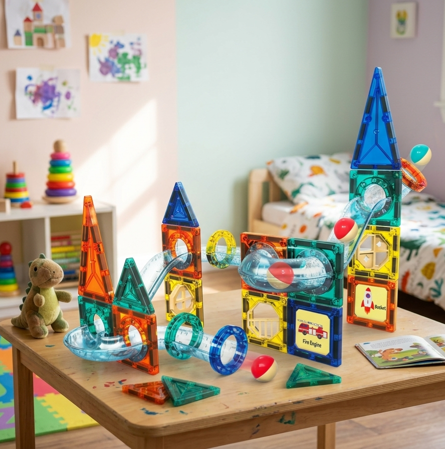 Bloques magnéticos de construcción 42 piezas - miniatura 4