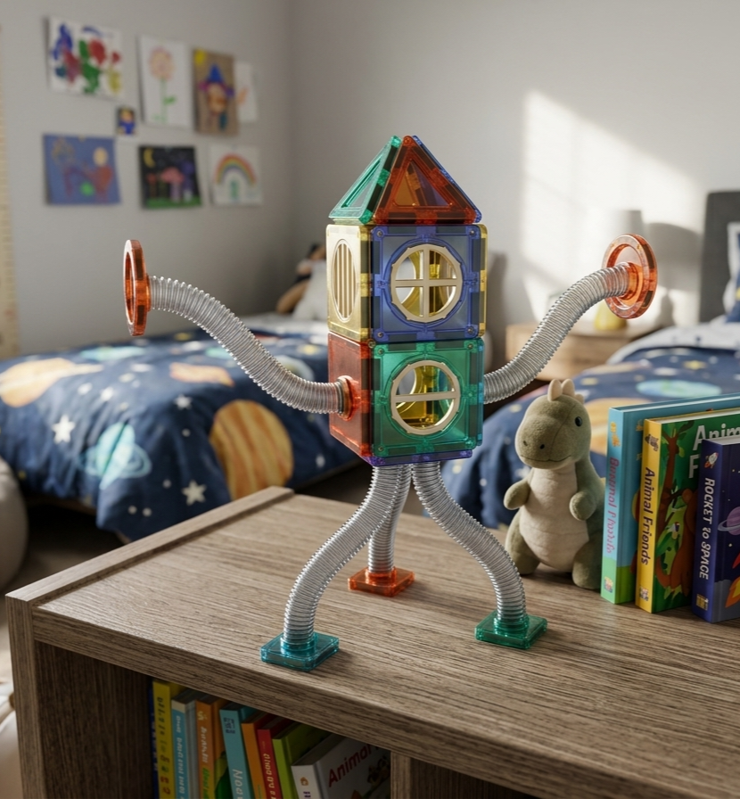 Bloques magnéticos de construcción 42 piezas - miniatura 5