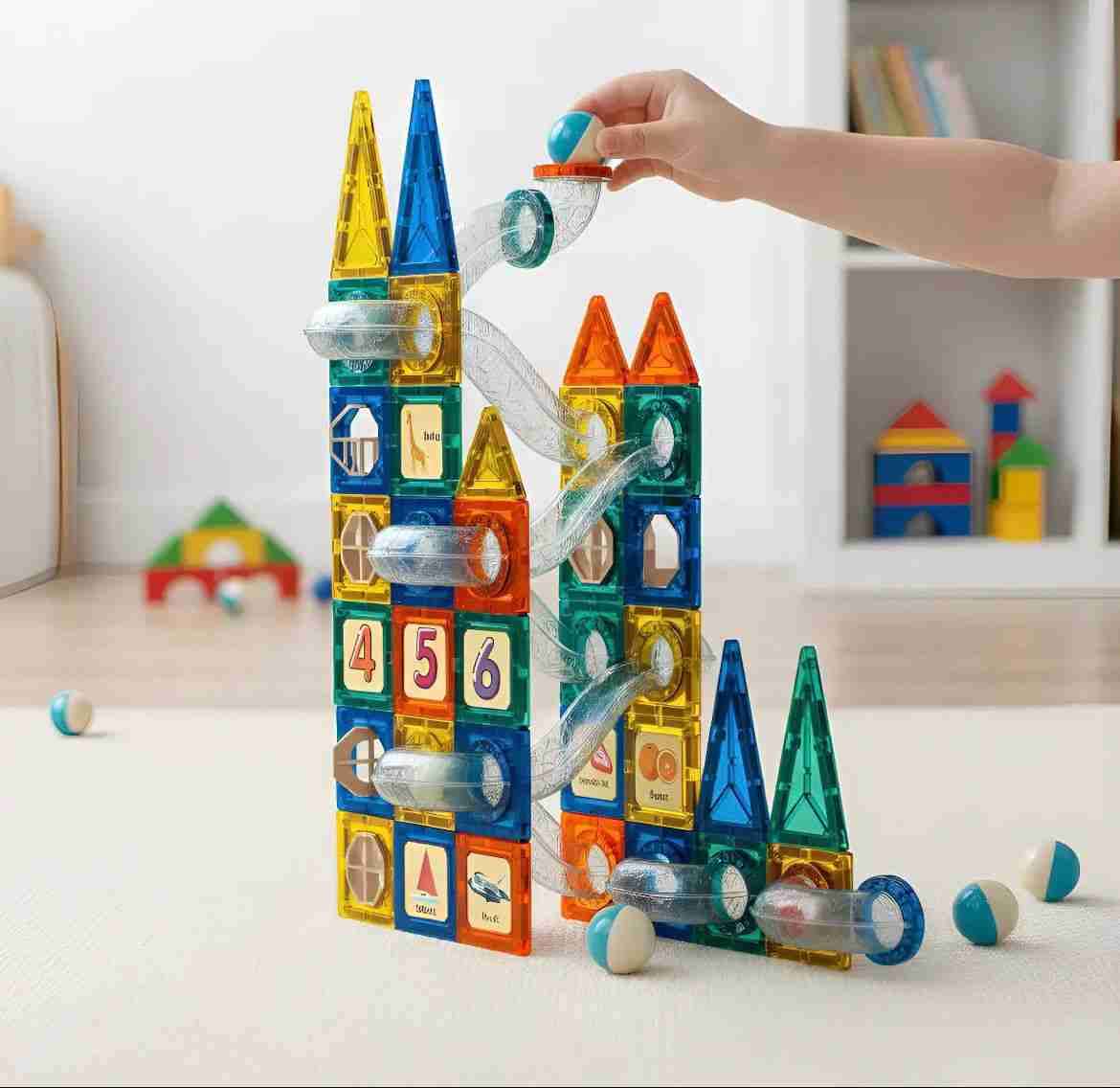 Bloques magnéticos de construcción 42 piezas - miniatura 6