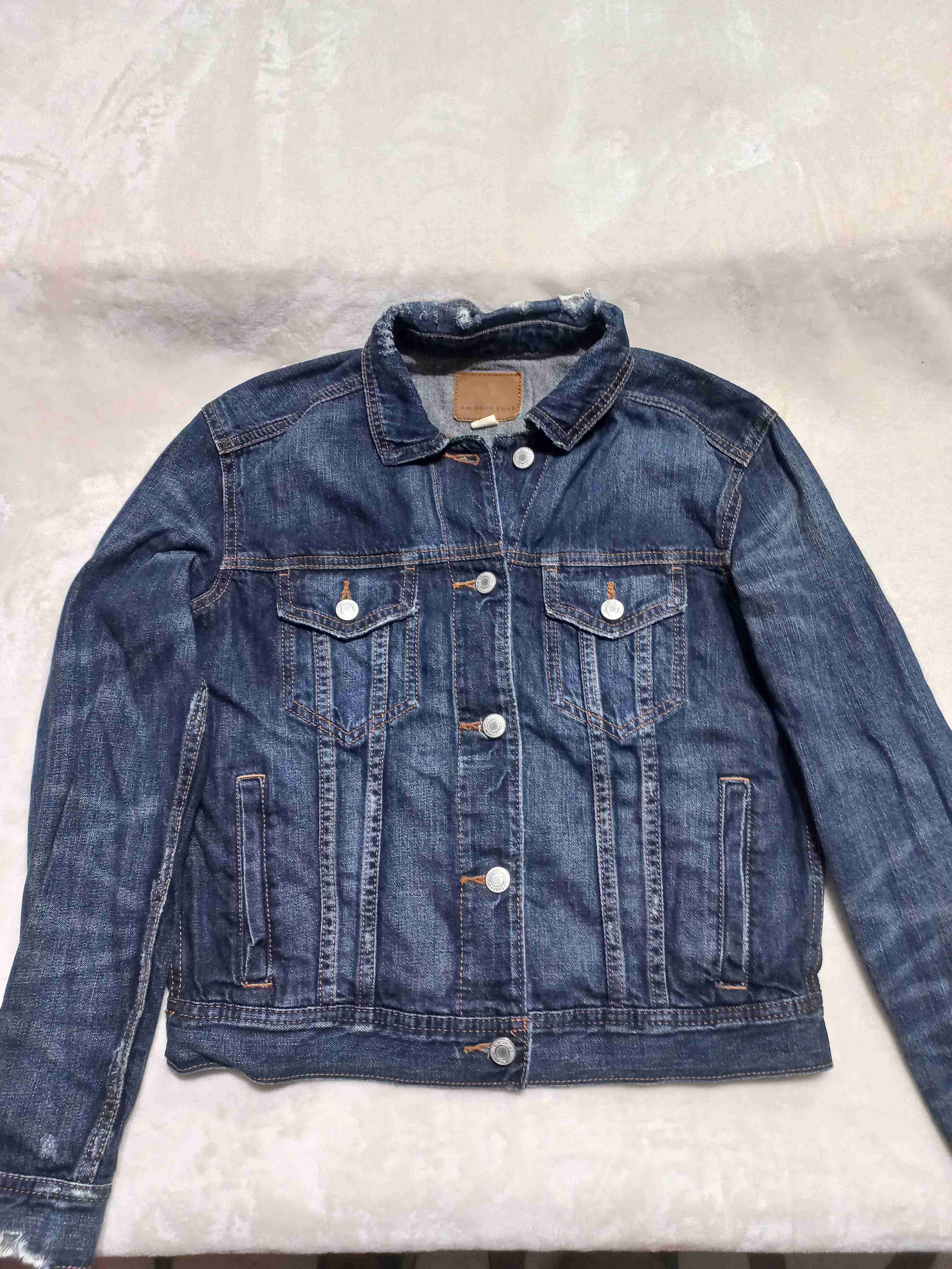 Chaqueta de mezclilla azul