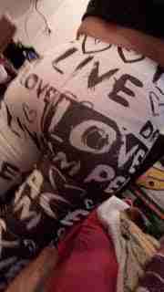 Leggings con diseño de letras