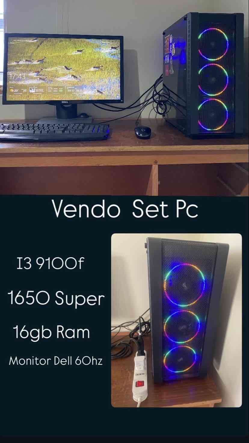 Set PC Gamer i3 con monitor