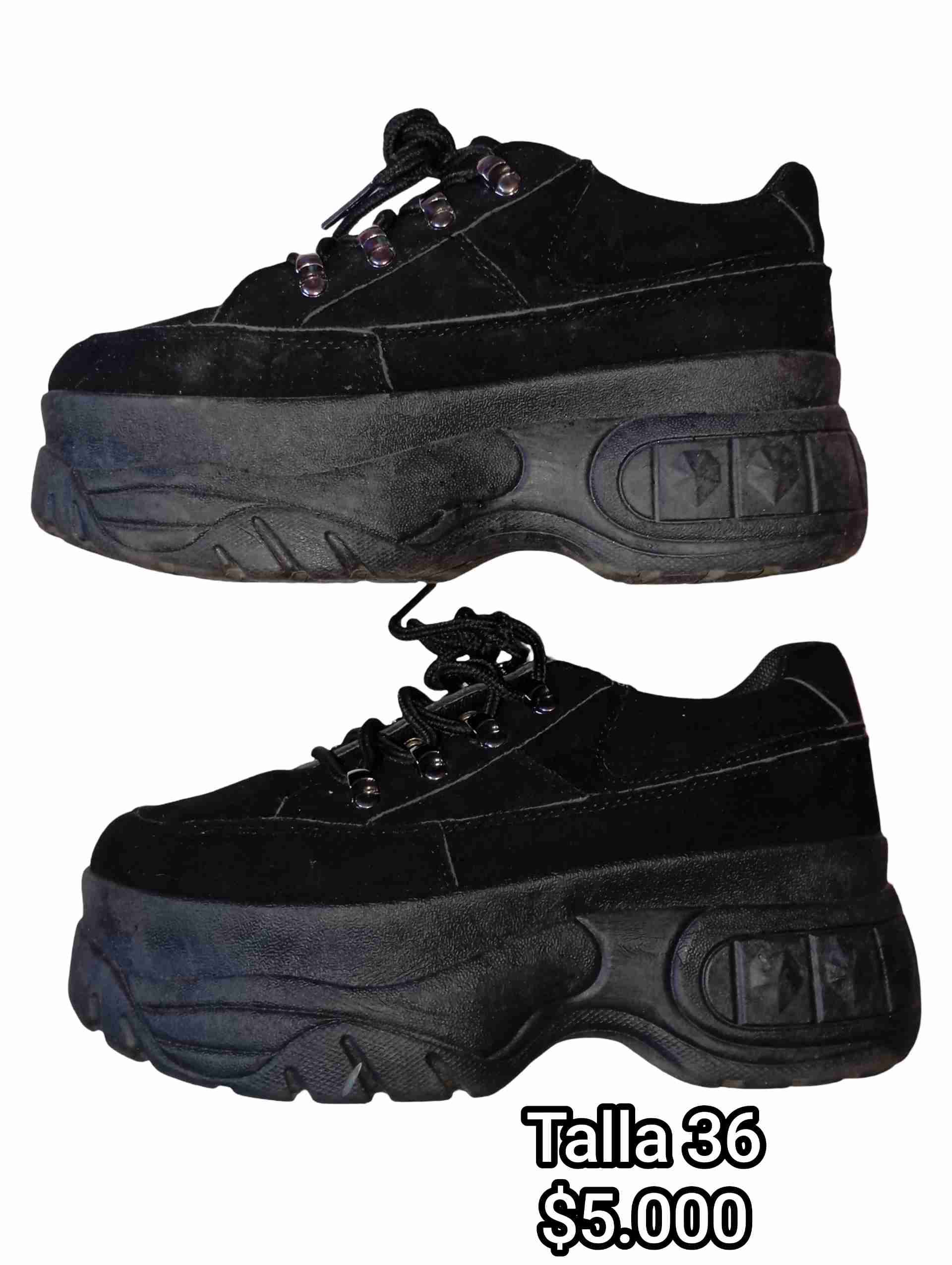 Zapatillas negras plataforma